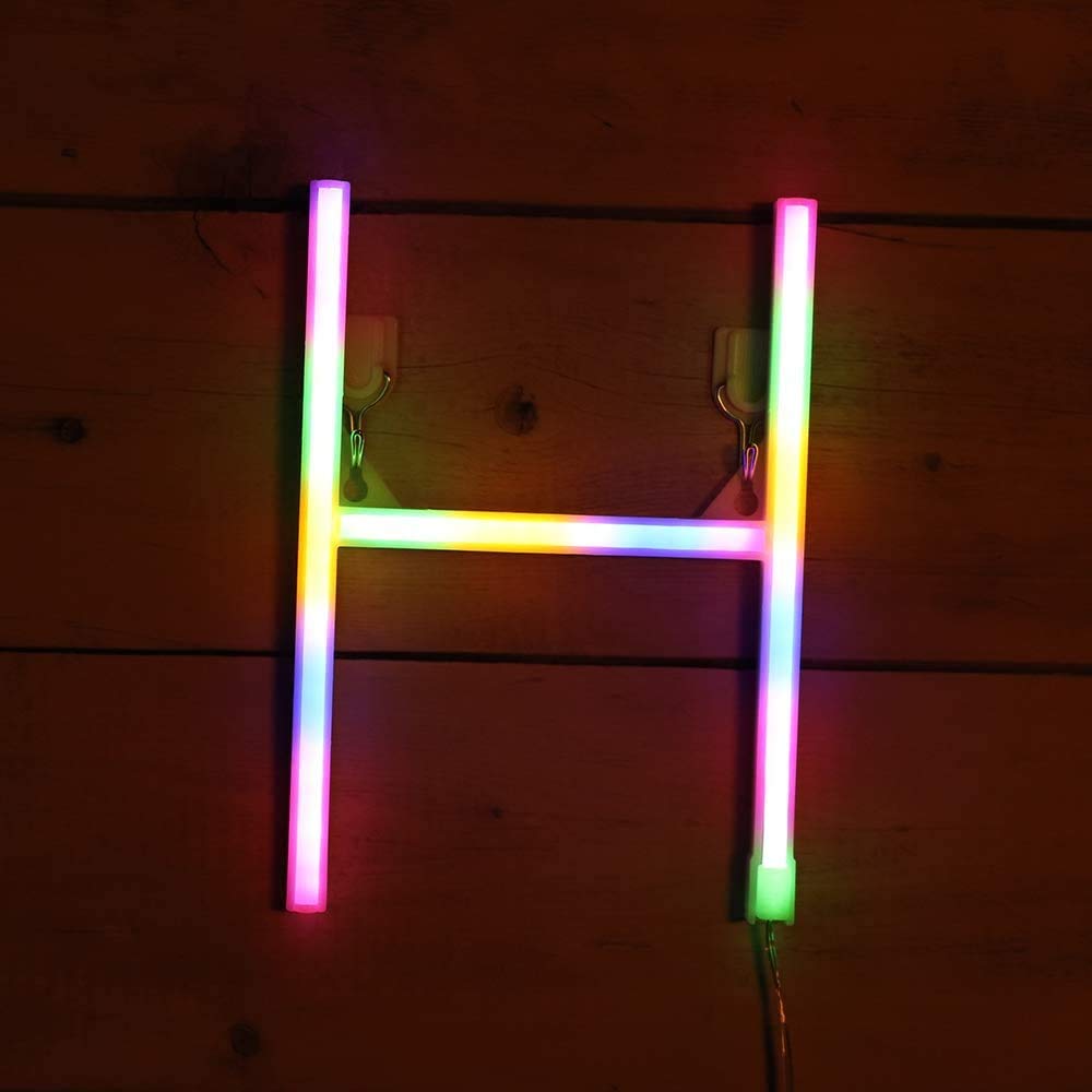 LED Neon Letter Lights - Battery Powered Wall Decor Night Light for Kids Bedroom & Home Decor | Perfect for Nursery, Dorm Room & Party Decoration