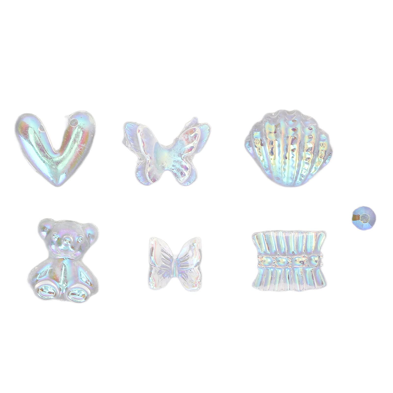 3D Resin Nail Art Decorations - Fashionable & Charming Nail Charms for Women | Perfect for Nail Salon, DIY Manicures, Party Nails & Gift Giving