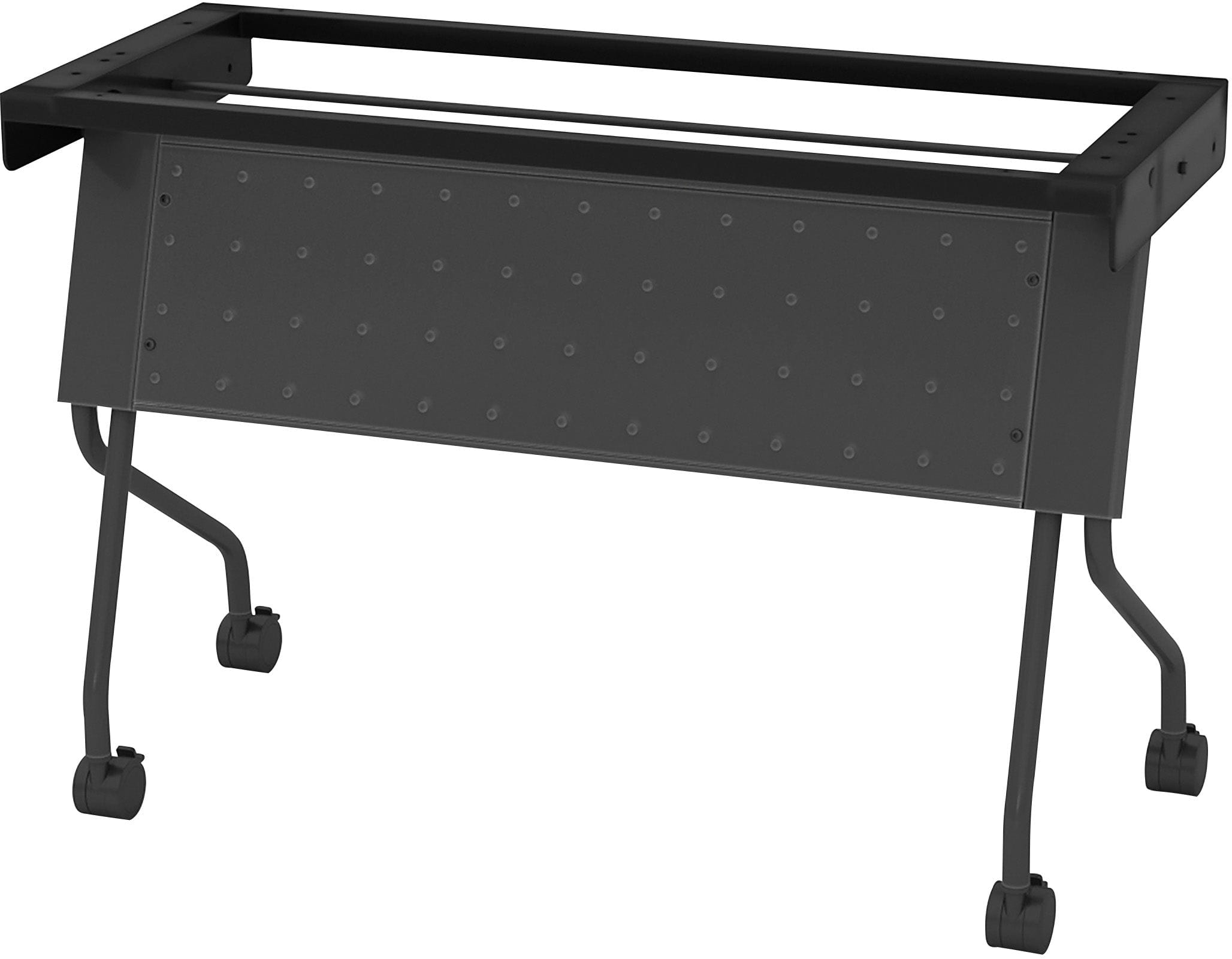 Office Star 842FM Training Table Frame with Modesty Top - Durable & Adjustable Height for Office Meetings, Classrooms & Training Sessions