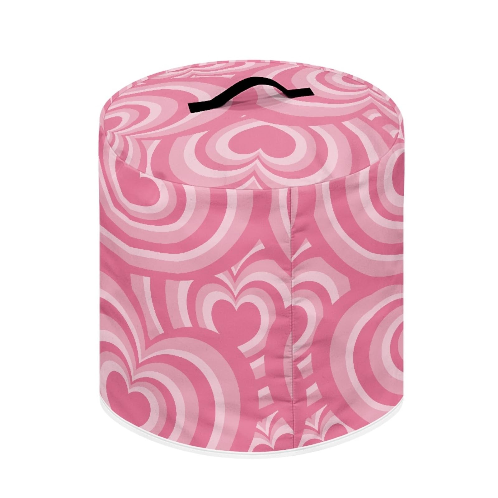 Abstract Love Heart Print Air Fryer Cover - 3 qt Pressure Cooker Dust Cover for Electric Pressure Cooker, Toaster, Oven, Rice Cooker & Steamer | Kitchen Appliance Protector for Home & Restaurant Use