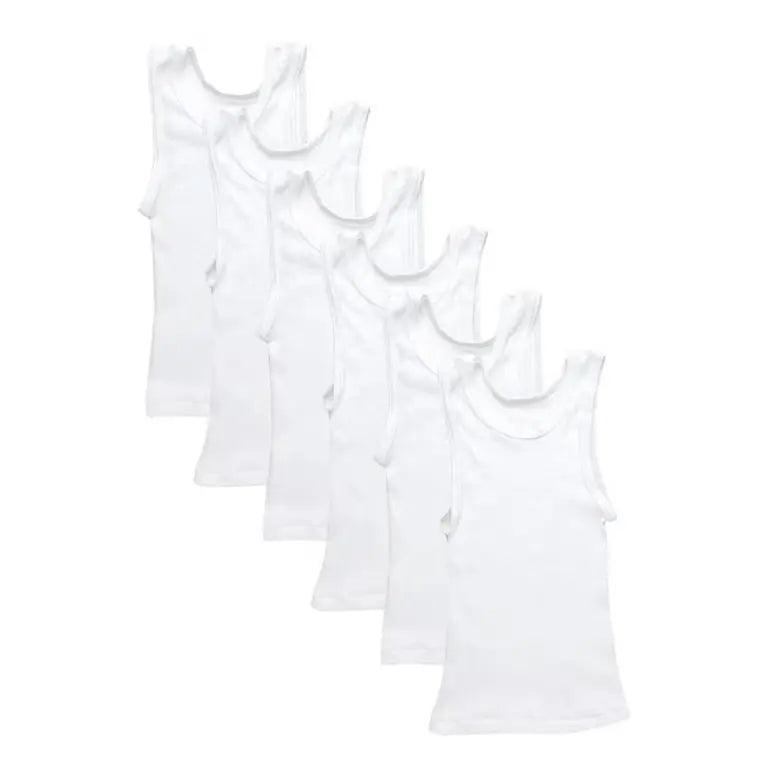 Hanes Toddler Boys Super Soft Cotton Tank Top 5-Pack - Comfortable & Breathable for Playtime, Summer Outfits, and Everyday Wear