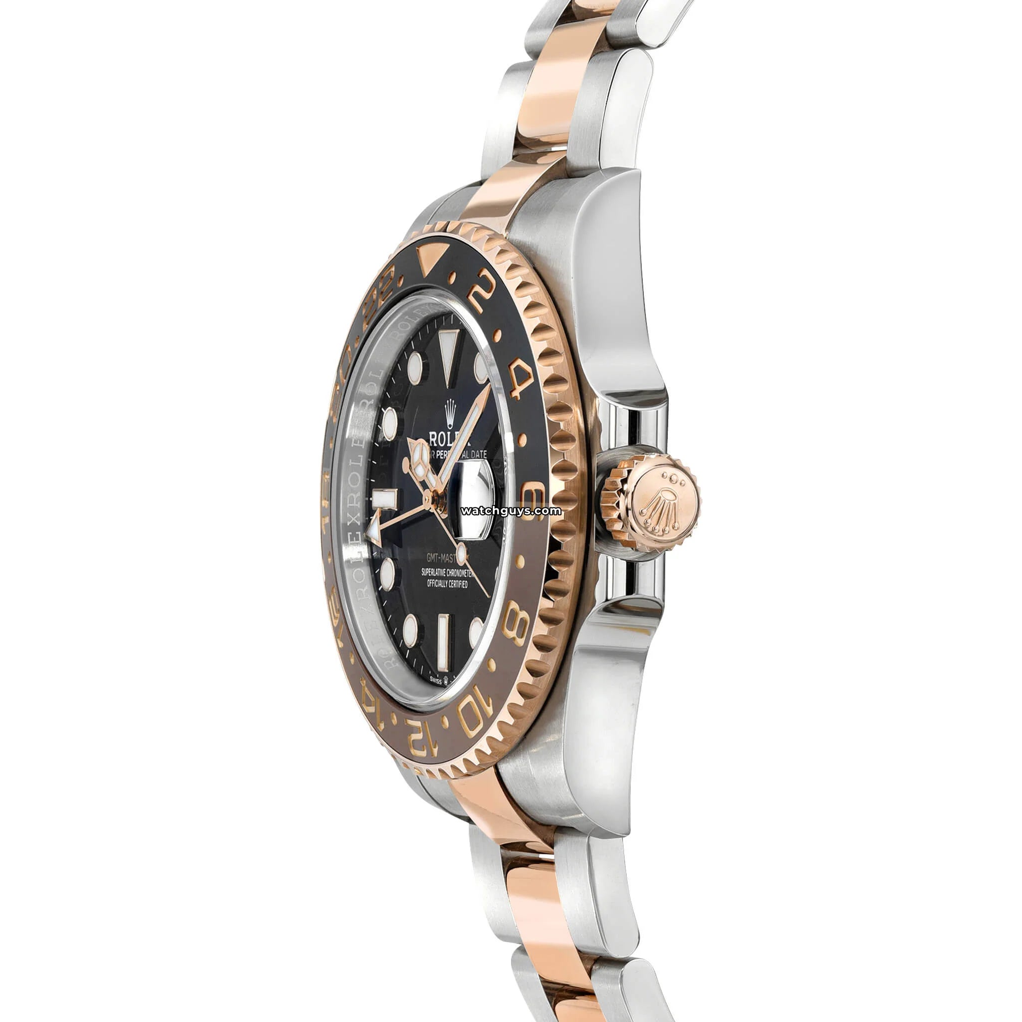 Rolex GMT Master II 126711CHNR Root Beer Watch - Luxury Two-Tone Stainless Steel & 18k Everose Gold Automatic Men's Watch with Brown & Black Ceramic Bezel - Perfect for Travel, Business & Special Occasions