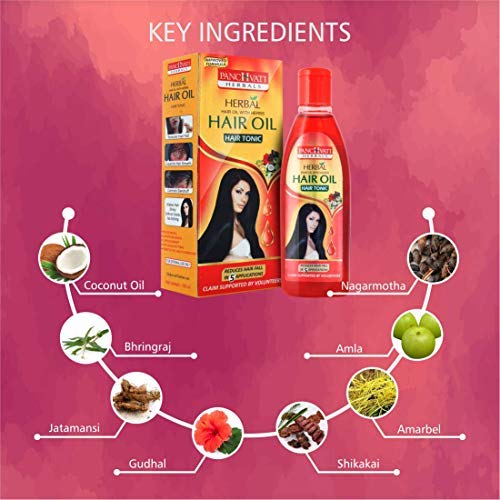 Panchvati Herbals Hair Oil for Hair Fall Control & Hair Growth - 100ml | Natural Ayurvedic Treatment for Thicker, Stronger Hair | Perfect for Daily Scalp Massage & Hair Care Routine