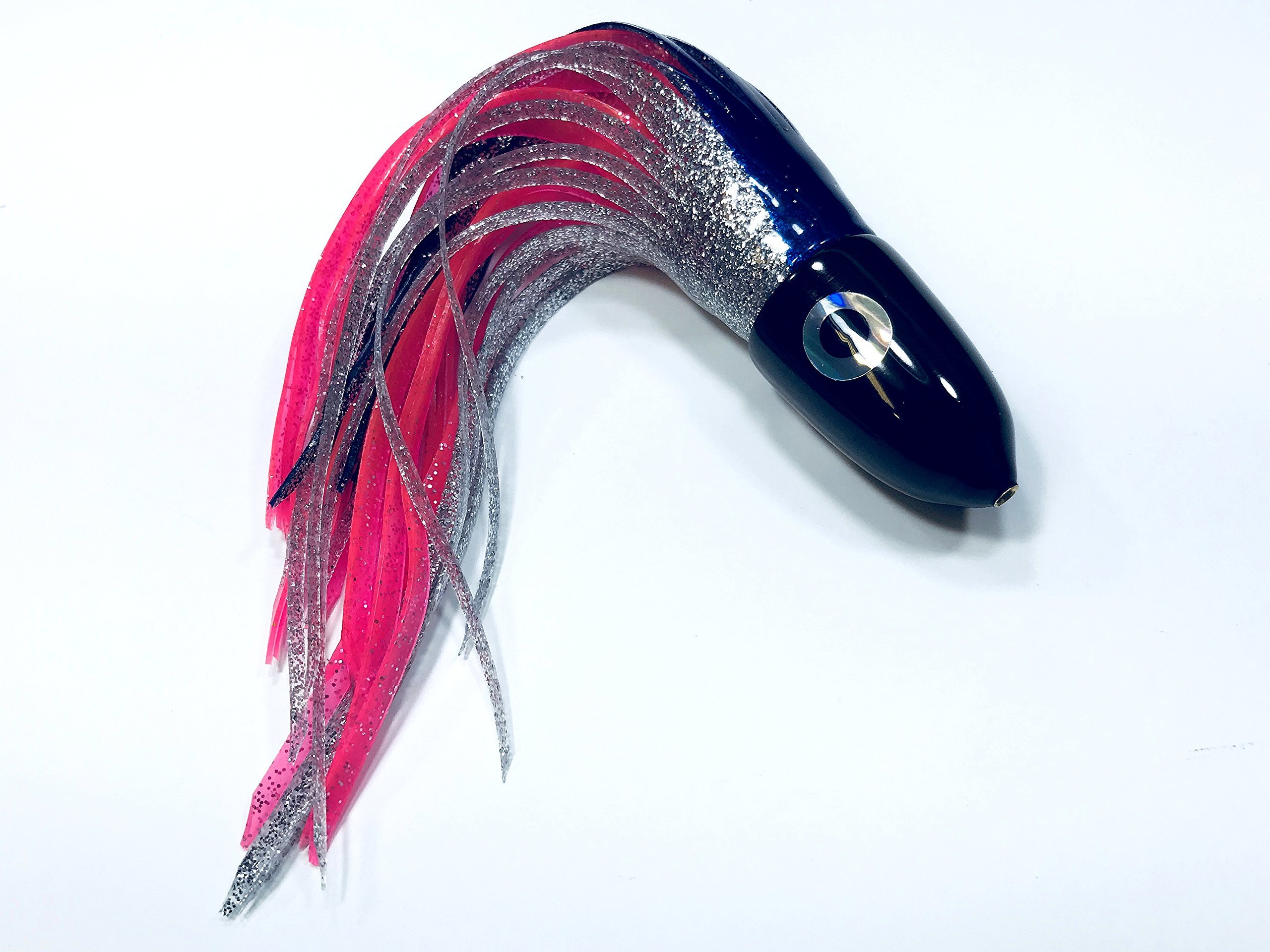 Premium Black Hawaiian Bullet Saltwater Fishing Lure - Ideal for Marlin, Tuna, Mahi & Wahoo - Perfect for Deep Sea & Offshore Fishing Adventures