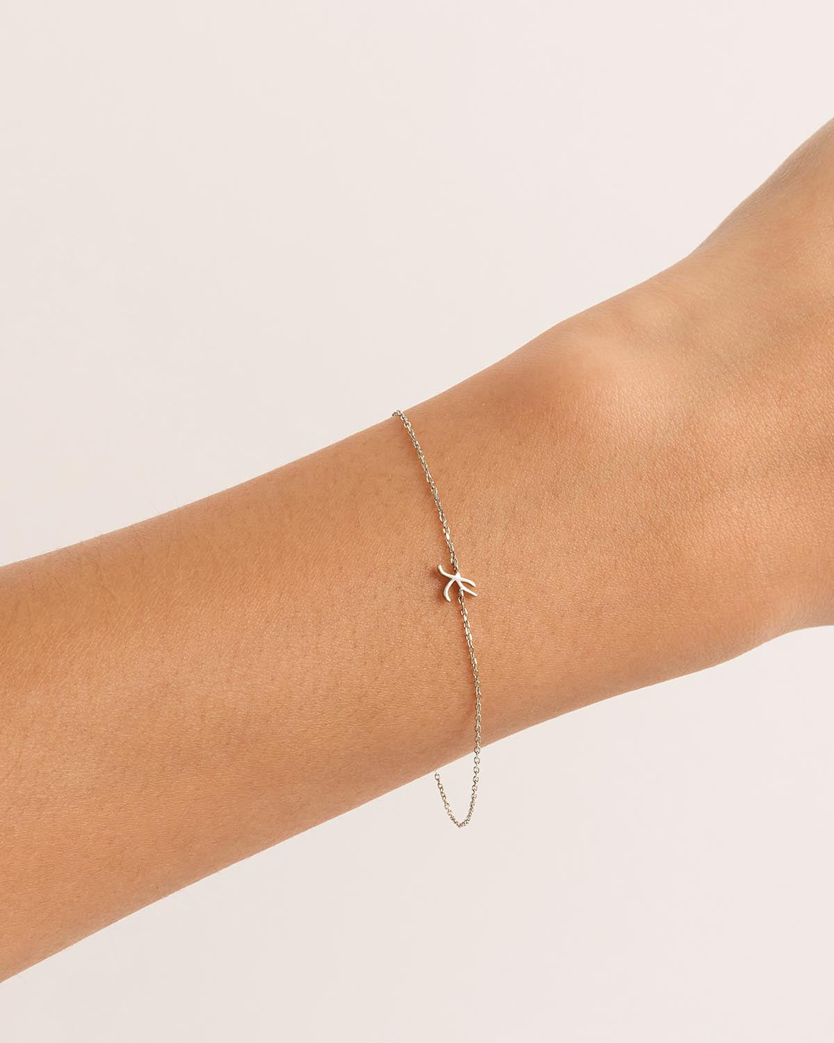 Sterling Silver Love Letter Bracelet - Engraved Romantic Gift for Her - Perfect for Anniversaries, Valentine's Day & Special Occasions