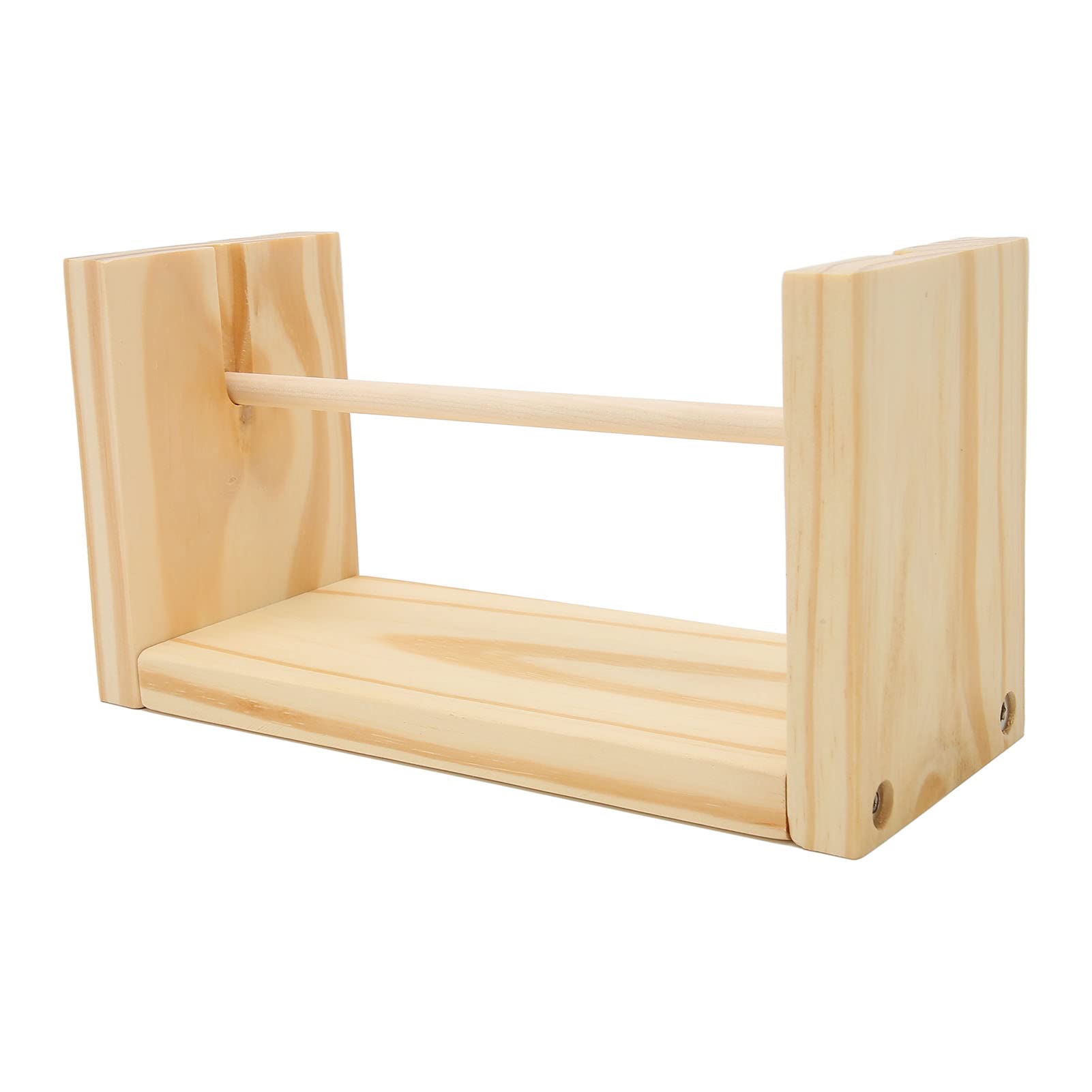 Premium Wooden Horizontal Yarn Holder - Tangle-Free Crochet & Knitting Yarn Stand for Smooth Sewing & Embroidery | Durable Craft Organizer for Efficient Crocheting, Knitting Projects at Home