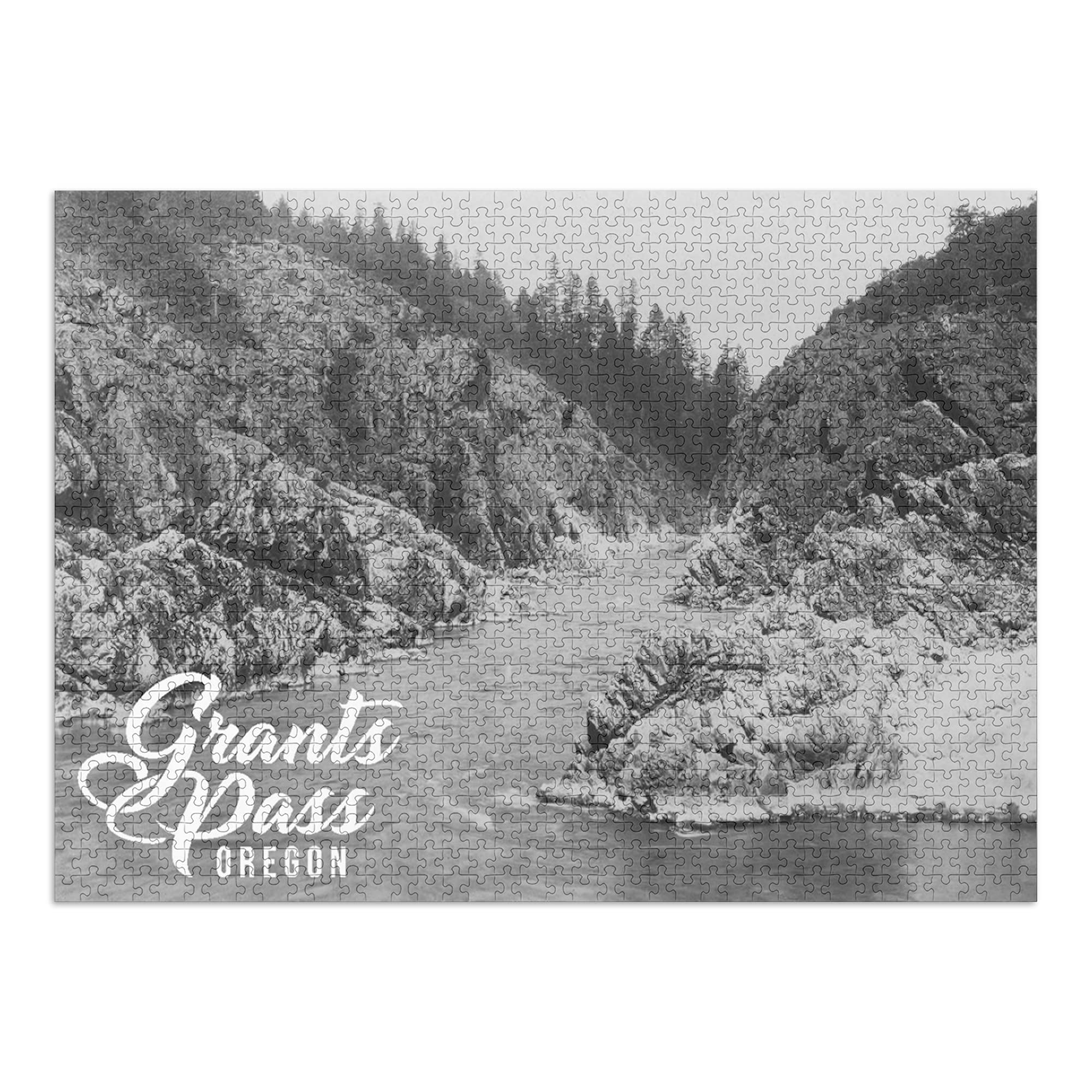 Premium 1000-Piece Jigsaw Puzzle - Hell Gate Canyon on Rogue River, Oregon Landscape Photography (19x28.5 inches) | Challenging Puzzle for Adults & Family | Made in USA | Perfect for Home Decor, Gift Giving & Relaxation