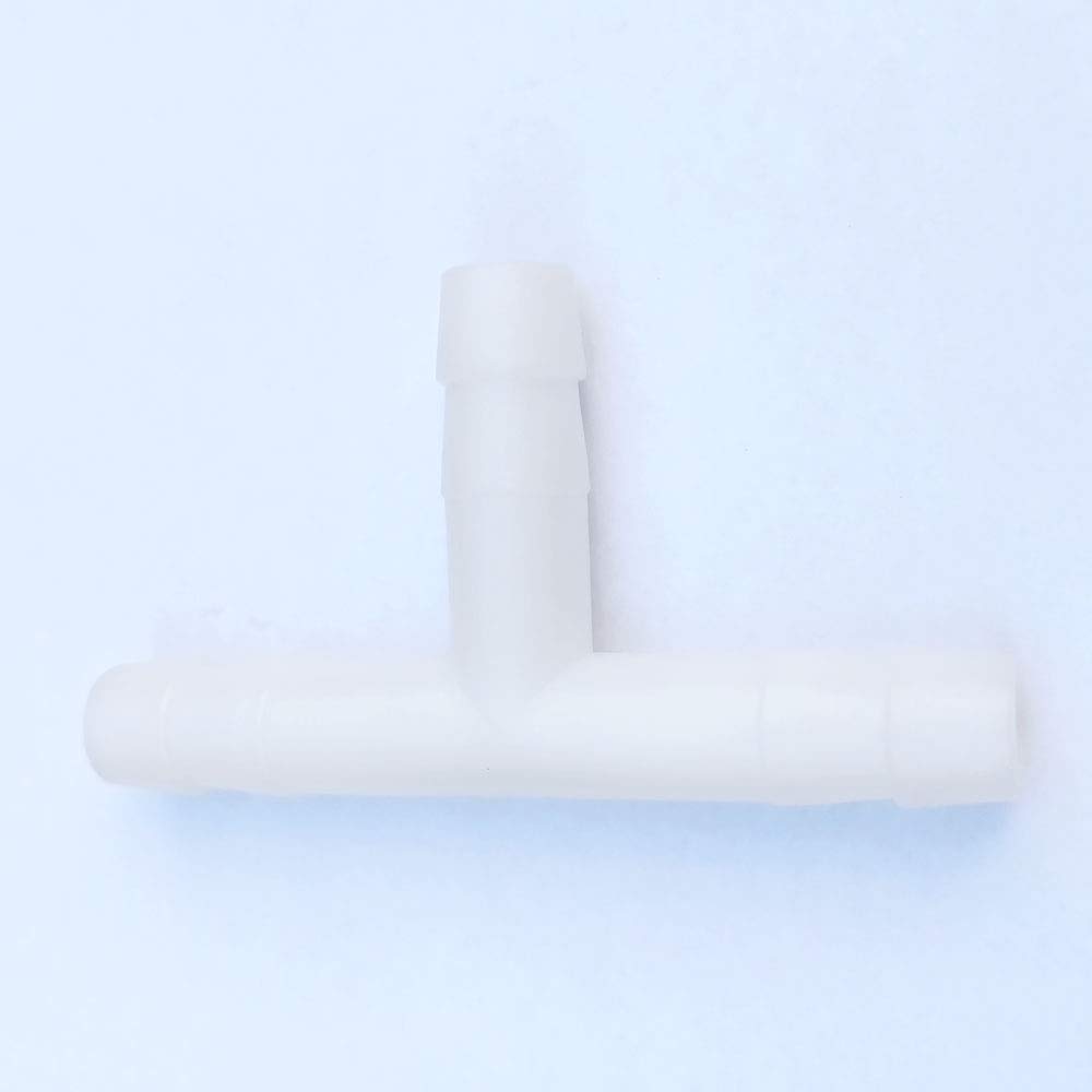 15mm Tee Tube Drain Hose Connector - Water Filter & Vacuum Infusion Pipe Fitting - Perfect for Under Sink Filtration Systems and Composite Material Manufacturing