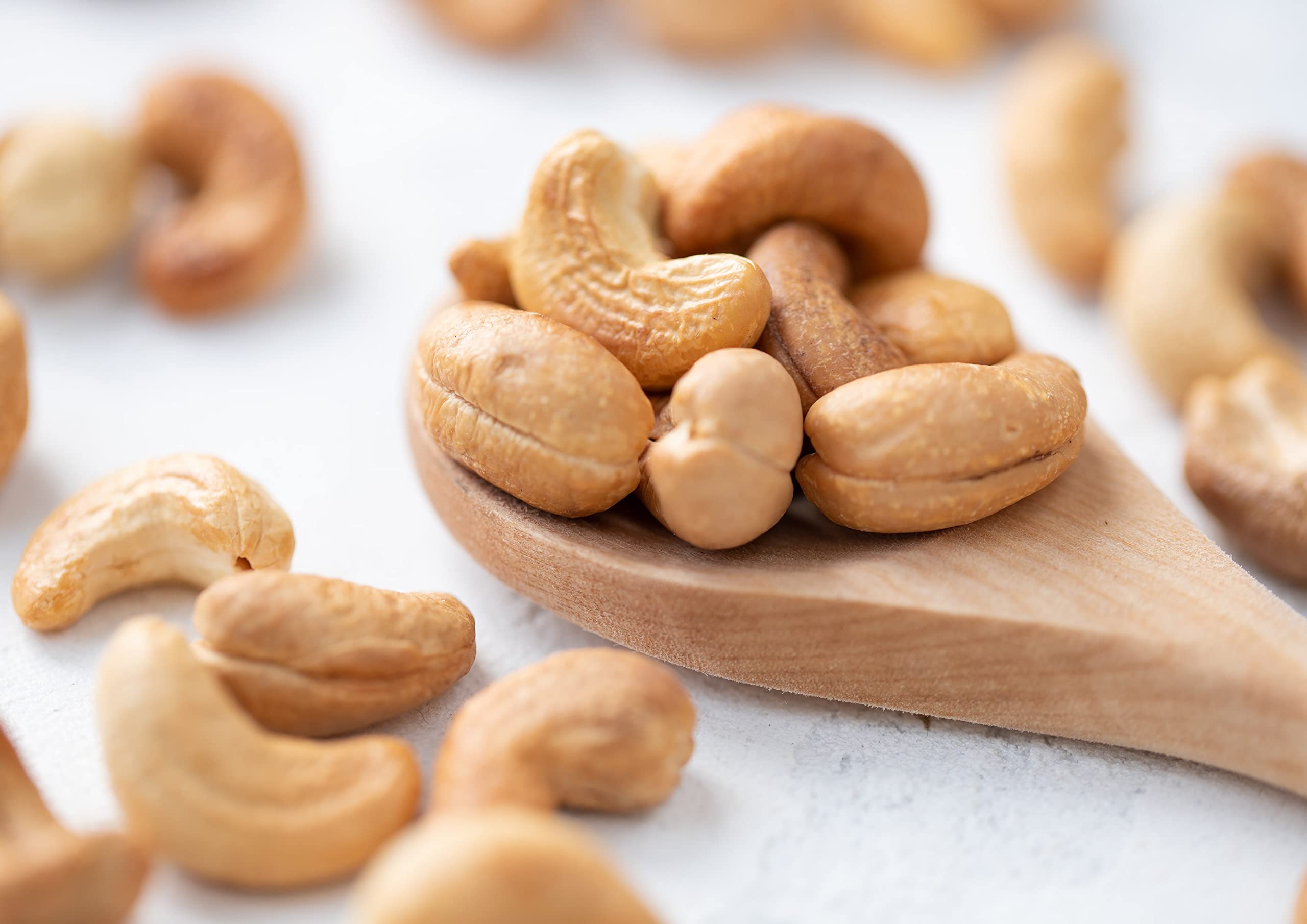 Food to Live Dry Roasted Whole Cashews with Himalayan Salt, 14 Pounds - Oven Roasted Lightly Salted Fancy Cashew Nuts, No Oil Added, Vegan, Kosher, Bulk Snacks - Crunchy Texture for Healthy Snacking, Parties, and Gift Baskets