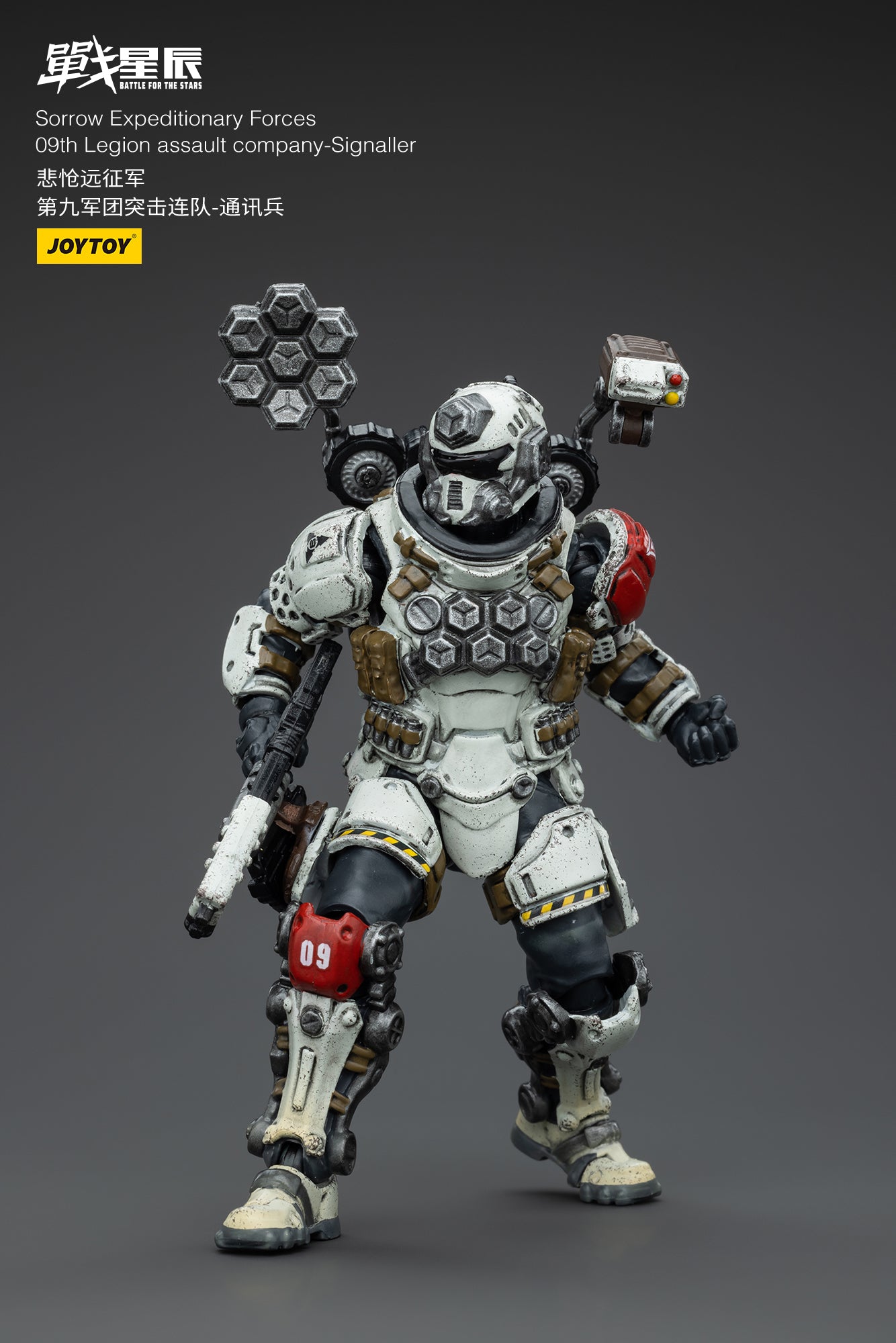 JOYTOY 1/18 Scale 3.75-inch Battle for the Stars Action Figure - Sorrow Expeditionary Forces 09th Legion Assault Company Collectible Toy | Perfect for Display, Gifts, and Sci-Fi Battles