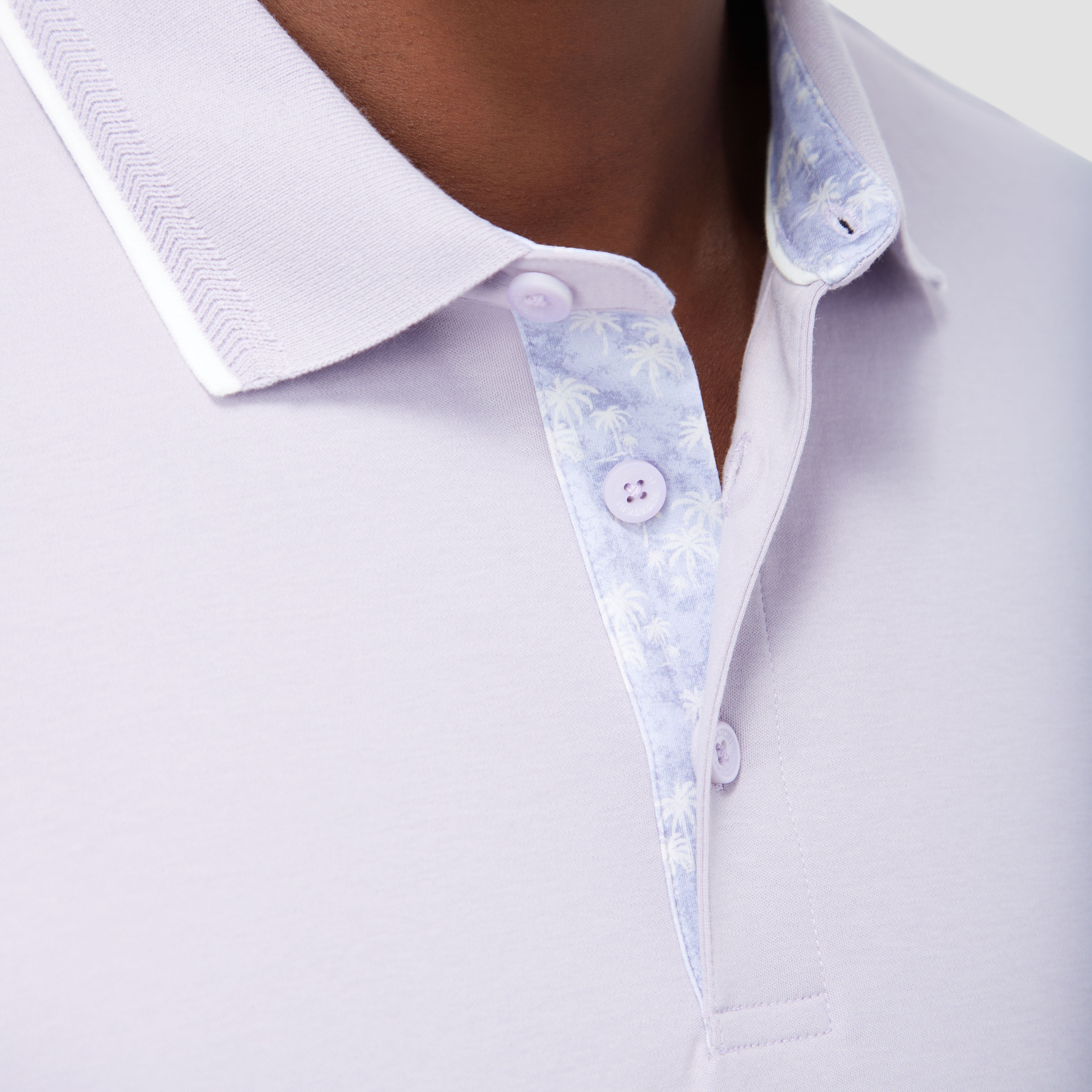 Men's Slim Fit Contrast Three Button Polo Shirt - Casual & Business Wear for Office, Golf, and Outdoor Activities