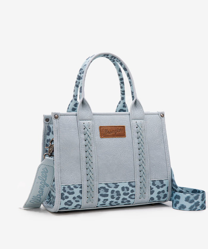 Wrangler Cow Print Crossbody Tote Bag for Women - Stylish Western Handbag for Everyday Use, Shopping & Travel