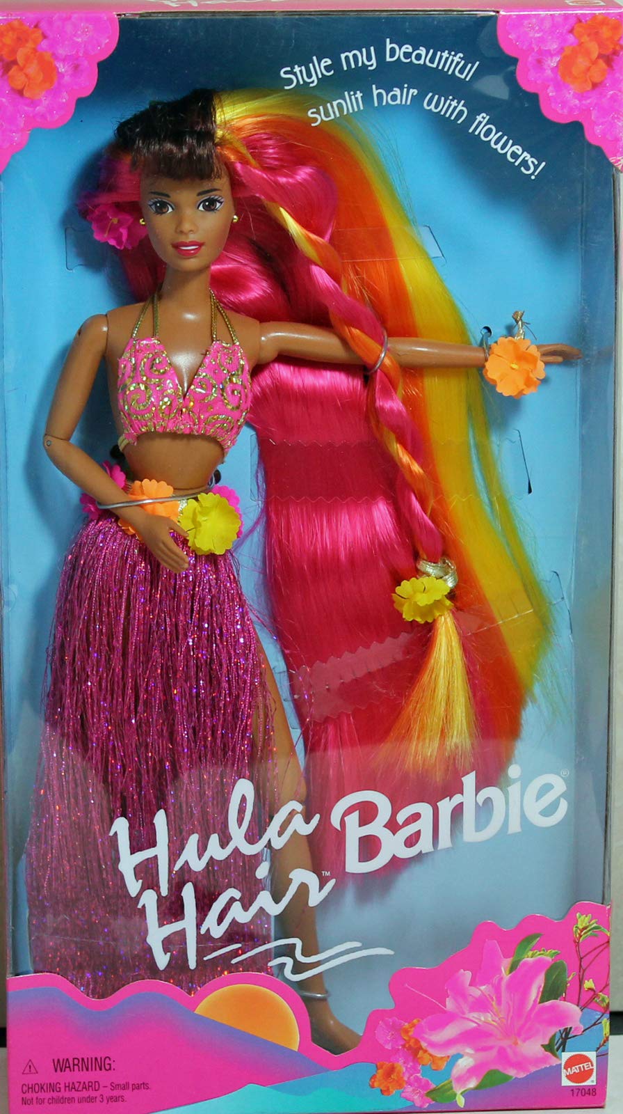 African American Barbie Doll with Hula Hair - Perfect for Kids' Playtime, Collecting, and Cultural Diversity Education