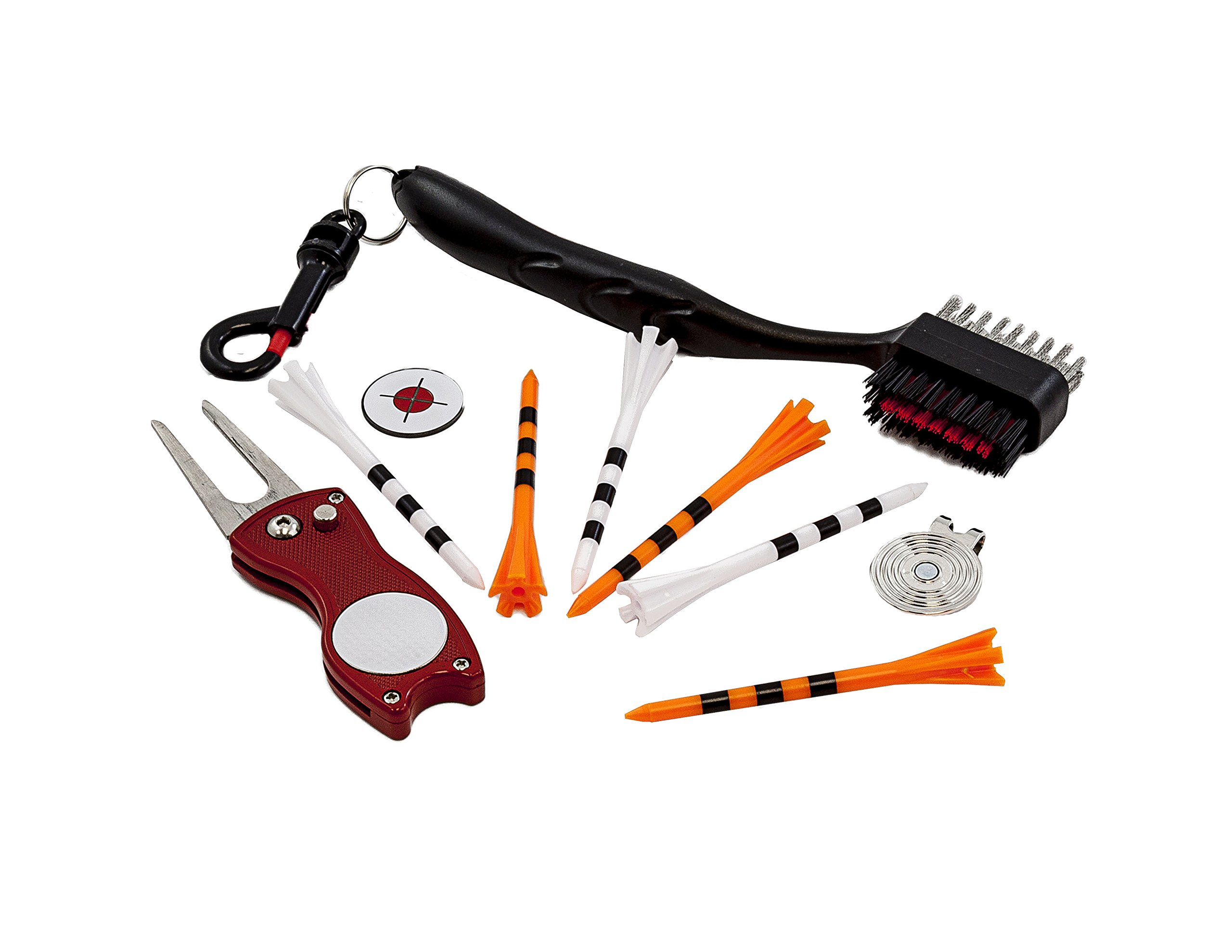 Premium Golf Accessory Kit by JEF World - Complete Golf Set with Putter, Balls & Tees - Perfect for Golf Enthusiasts & Beginners (Practice, Tournaments, Gifts)