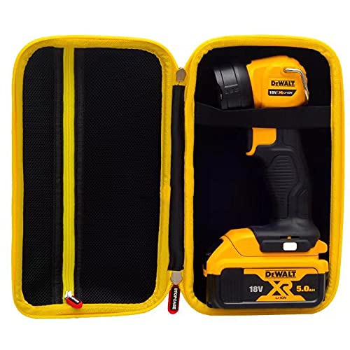 Dewalt 20V MAX LED Work Light Hard Protective Case | DYMO Industrial Label Maker for RhinoPRO 5200 | Brady BMP21-PLUS Portable Label Printer - Durable Storage & Worksite Organization for Construction, Warehouse & Office Use