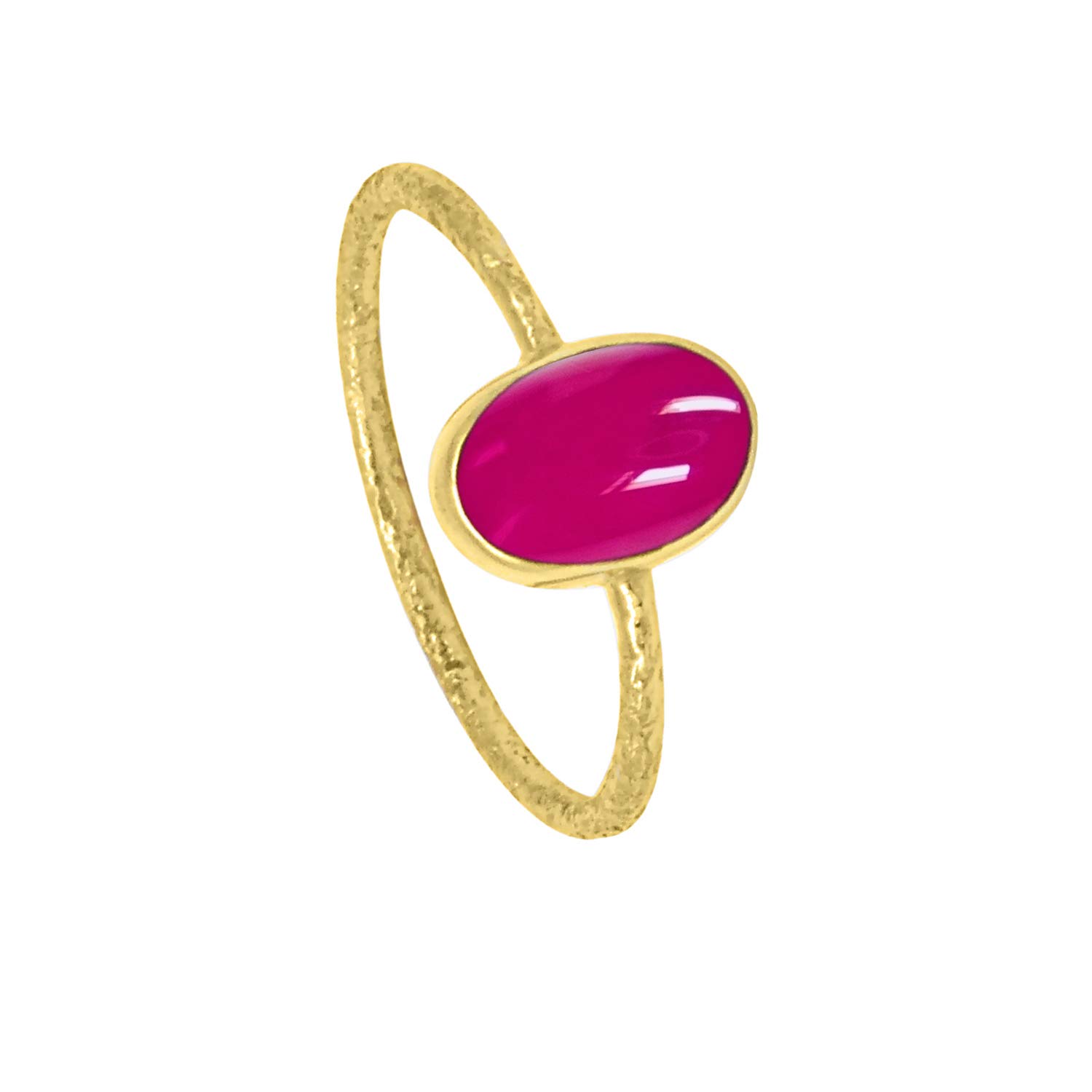Handmade 18K Yellow Gold 1.03 Carat Genuine Ruby Ring for Women - July Birthstone Jewelry, Anniversary & Birthday Gift - Perfect for Weddings, Parties & Special Occasions