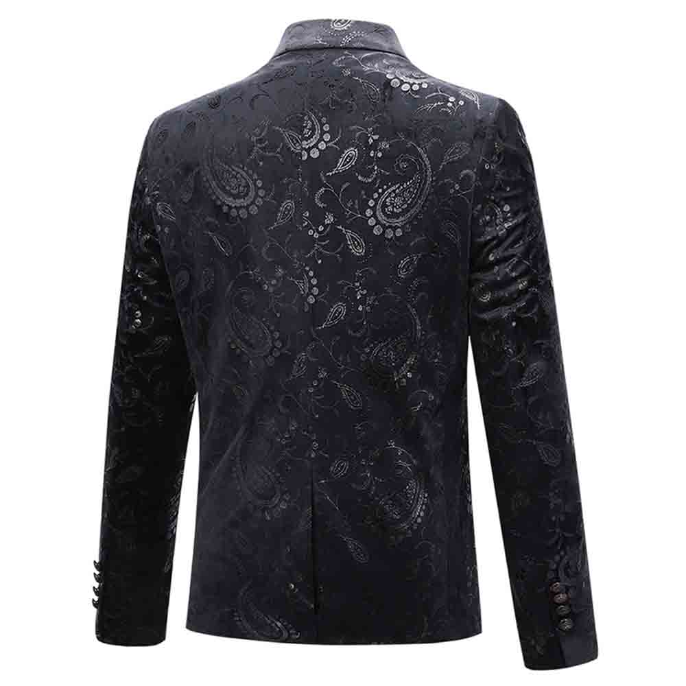 Elegant Black Floral Blazer Dress for Women - Office Wear, Cocktail Party & Formal Occasions