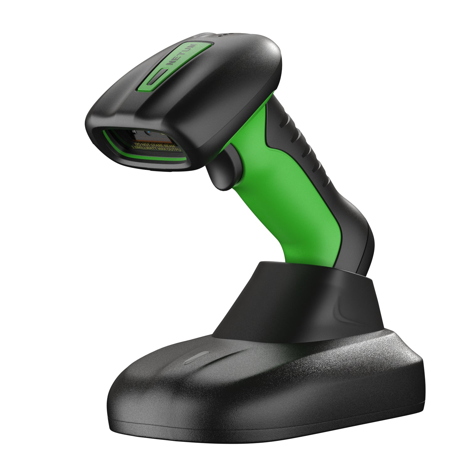 NT 1950 Industrial Hands-Free 2D Barcode Scanner - Fast Wireless Bluetooth Scanning for Warehouse, Retail & Logistics - Durable Barcode Reader for Inventory Management and Shipping