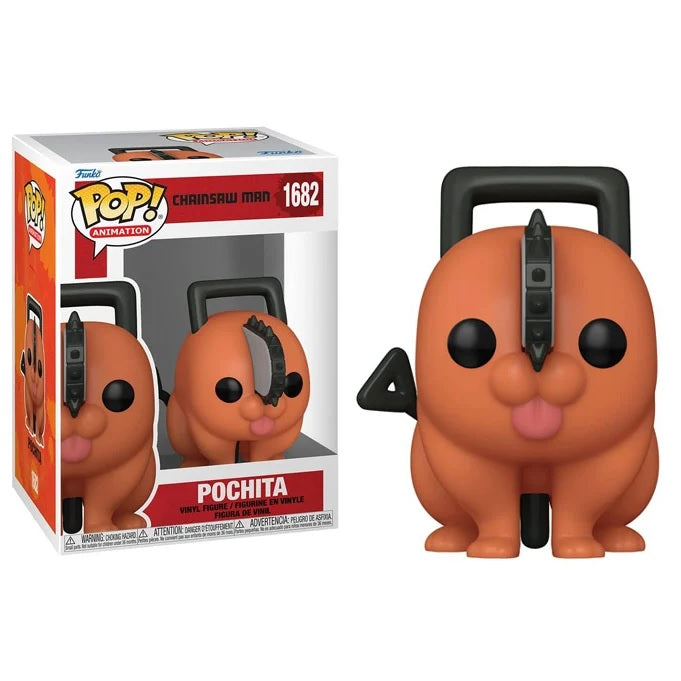 Chainsaw Man Pochita Pop! Vinyl Figure #1682 - Anime Collectible for Display & Gift Giving