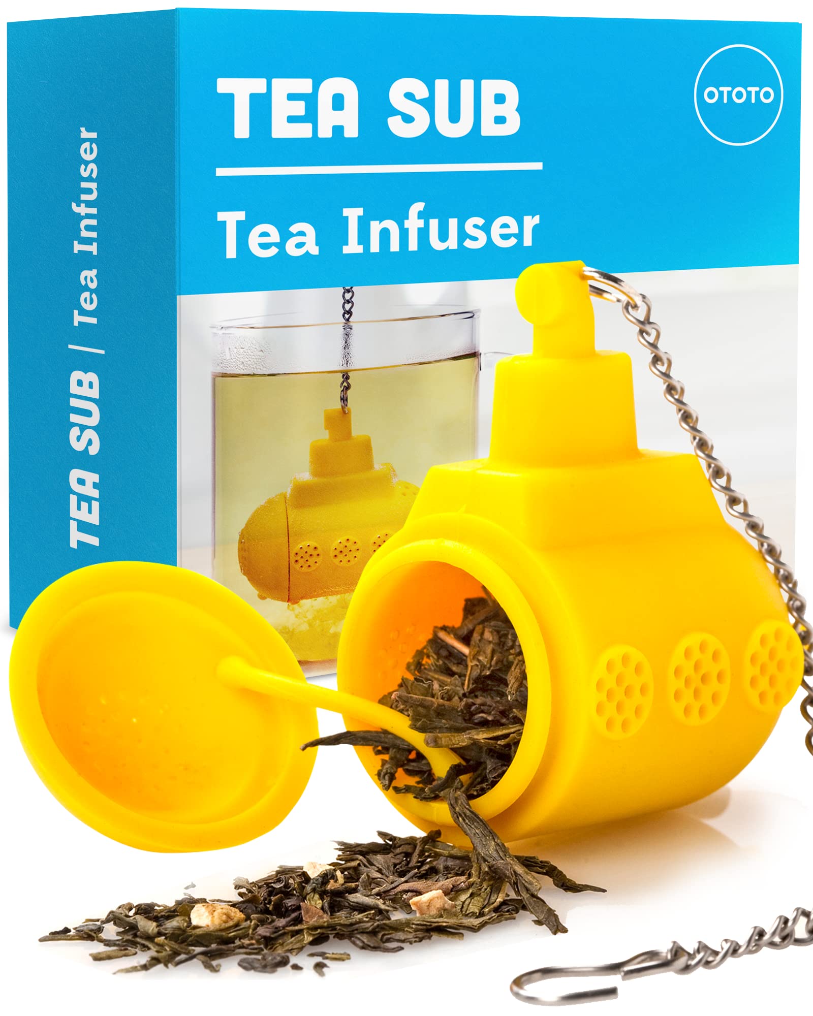 OTOTO Cute Tea Infuser for Loose Leaf Tea - Stainless Steel Tea Strainer & Steeper with Handle | Perfect Tea Accessories & Kitchen Gadgets | Ideal for Home, Office & Gift Sets (Great for Tea Lovers & Cooking Enthusiasts)