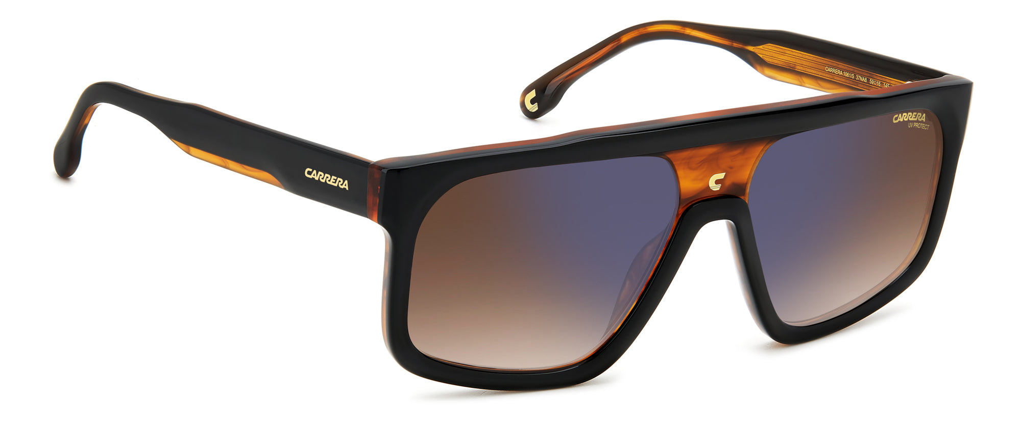Carrera 1061S Sunglasses - Polarized UV Protection Sports Sunglasses for Men & Women - Perfect for Running, Cycling, Driving & Outdoor Activities