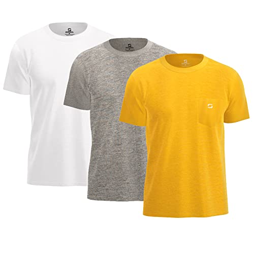 Light Yellow/White/Gray Melange - 3 Pack