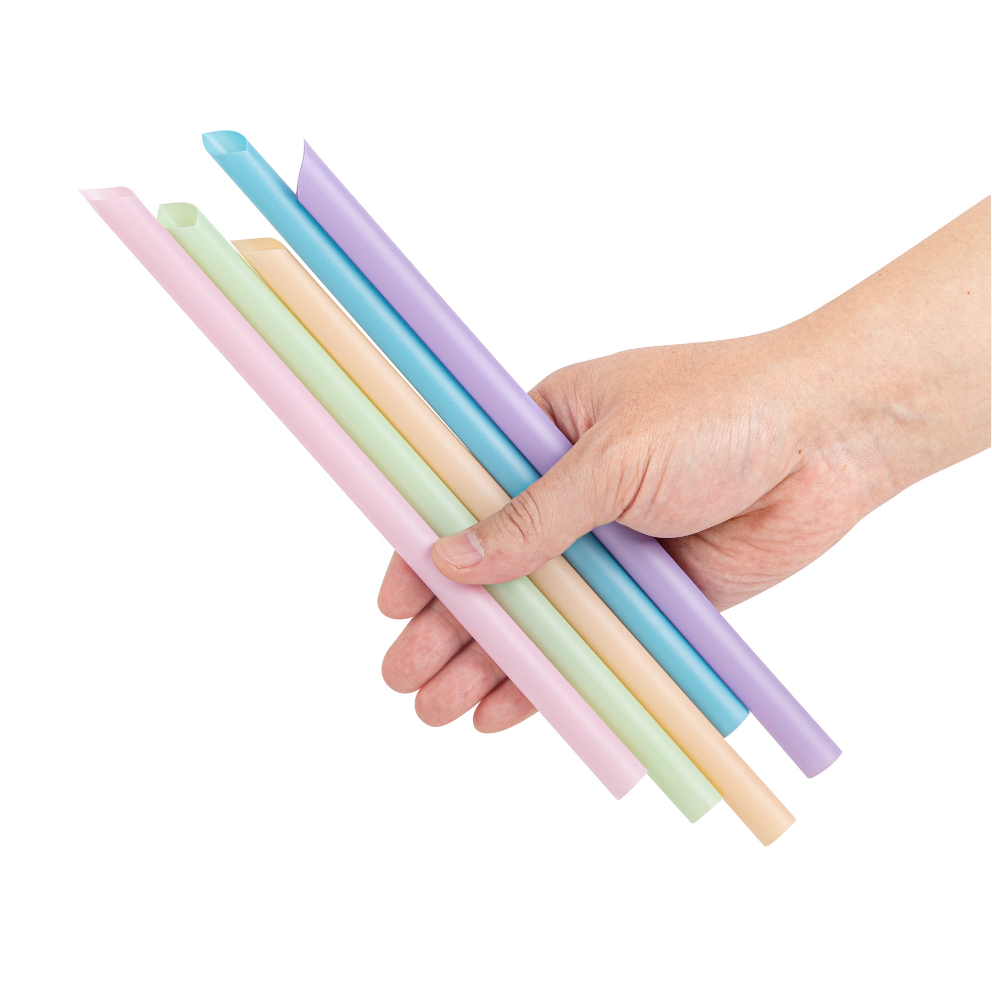 Eco-Friendly PLA Plastic Straws - Compostable, Pointed Tip, 1000 Count Bulk Box | Perfect for Parties, Restaurants & Sustainable Living