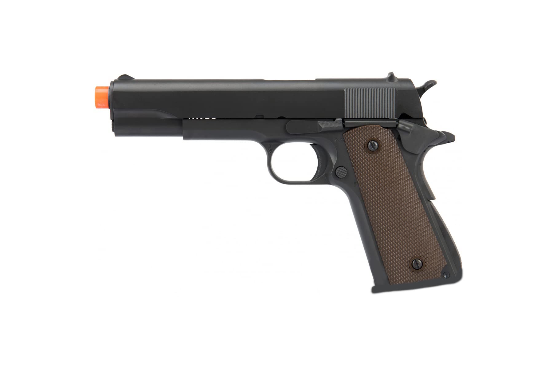 Full Metal R31 1911 Gas Blowback Airsoft Pistol with Black Barrel - Army Armament Tactical Training Gun for Outdoor Shooting & Airsoft Battles