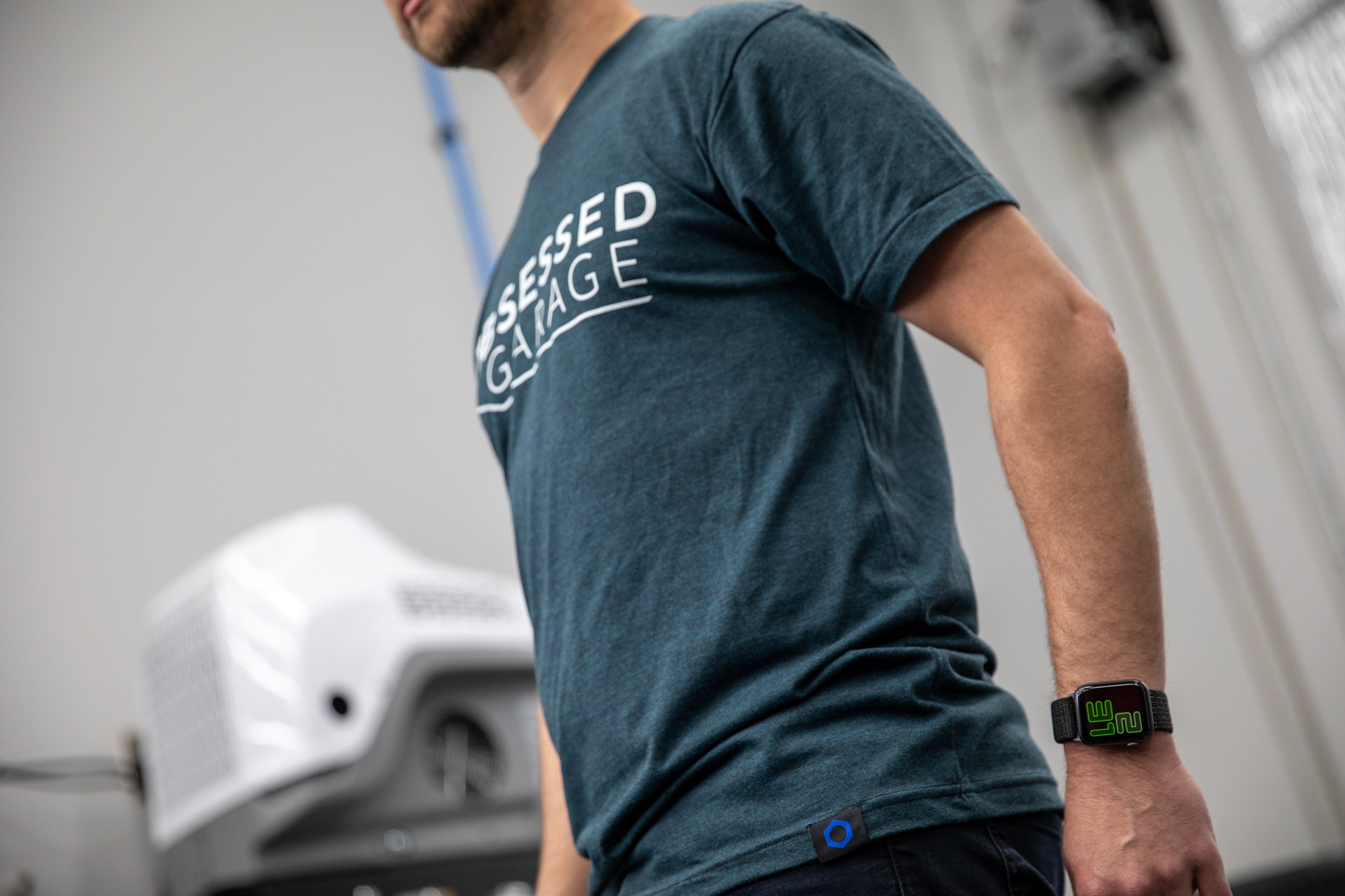 Obsessed Garage Logo T-Shirt - Premium Cotton Tee for Car Enthusiasts - Perfect for Car Shows, Meetups & Casual Wear