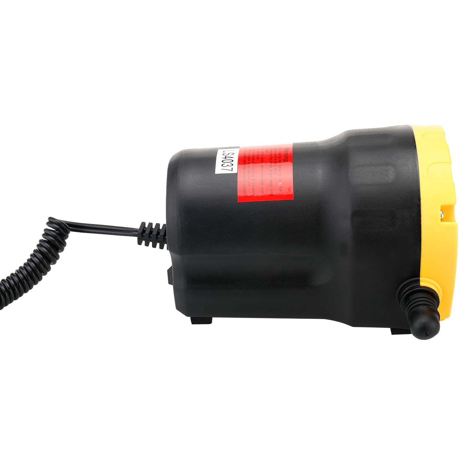 NovelBee 12V 60W Diesel Oil Extractor Pump - Heavy Duty Scavenge Suction Transfer Pump with Hose & Clamps for Engine Oil Change, Marine, RV & Automotive Maintenance