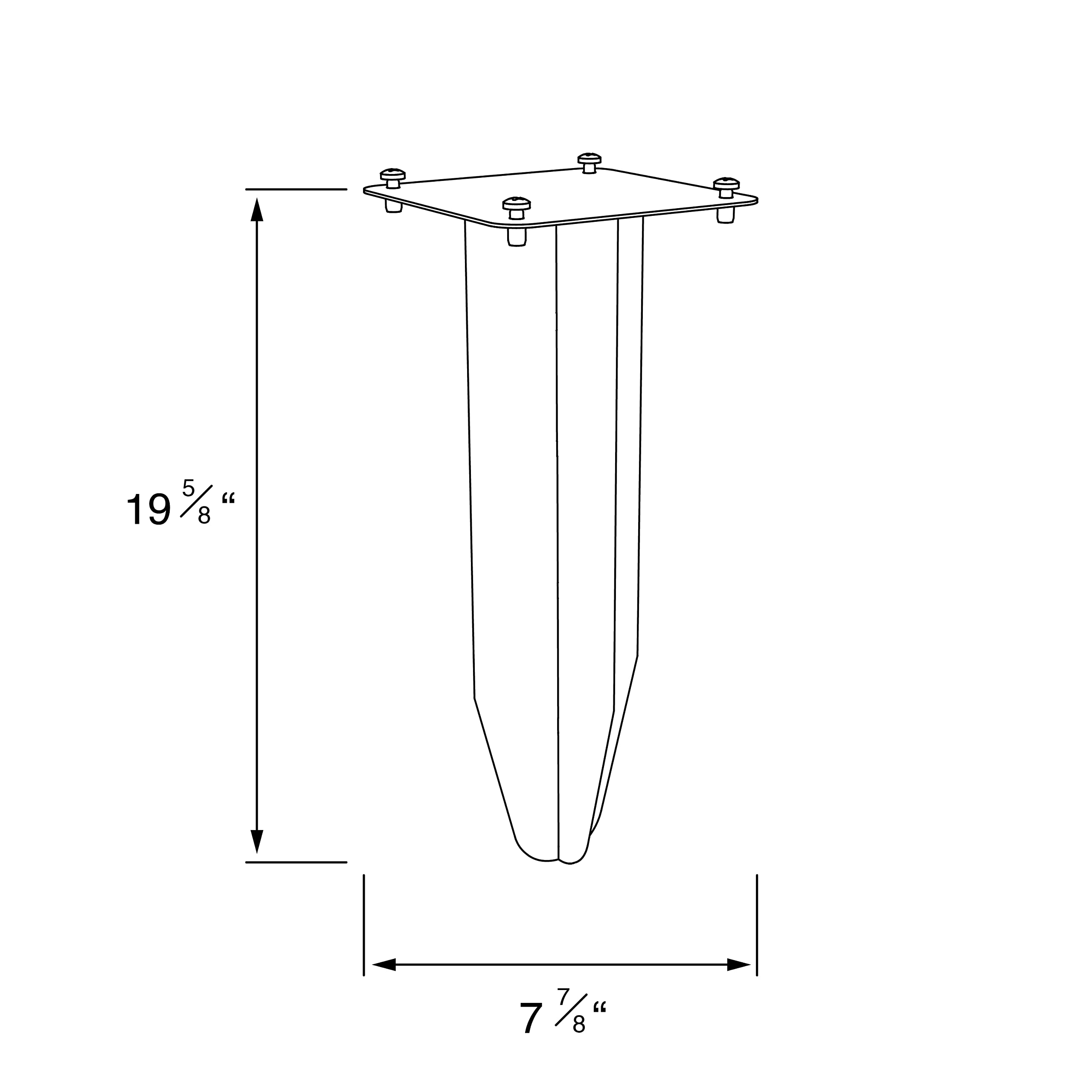 Bravios Town Square - Heavy Duty Ground Spike for Metal Posts | Outdoor Fence, Sign, and Flagpole Anchor | Durable & Weather-Resistant for Gardens, Yards, and Public Spaces