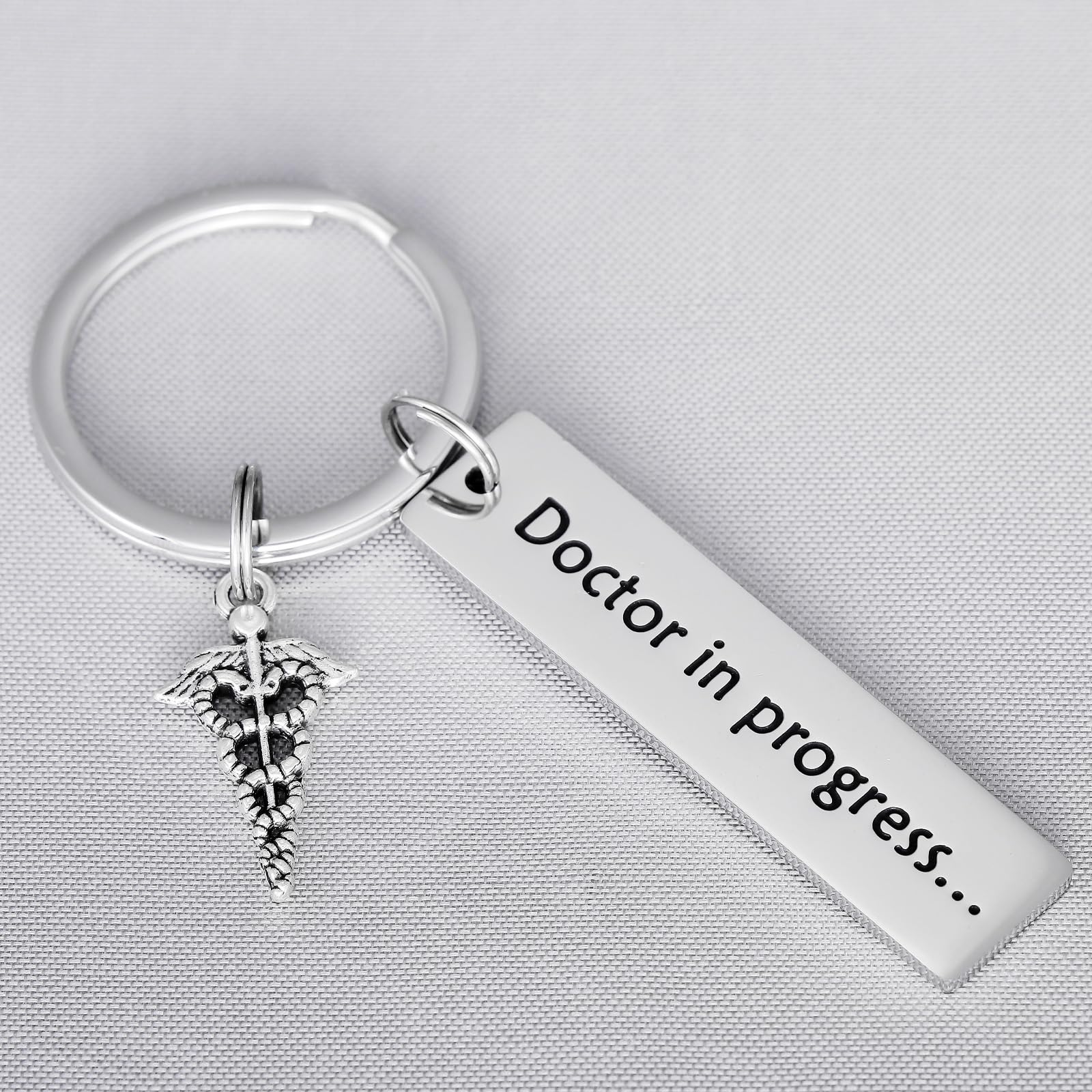 Premium Engraved MD Keychain - Unique Doctor Gift for Graduation, Appreciation & Medical Professionals - Perfect for Nurses, Surgeons & Healthcare Workers