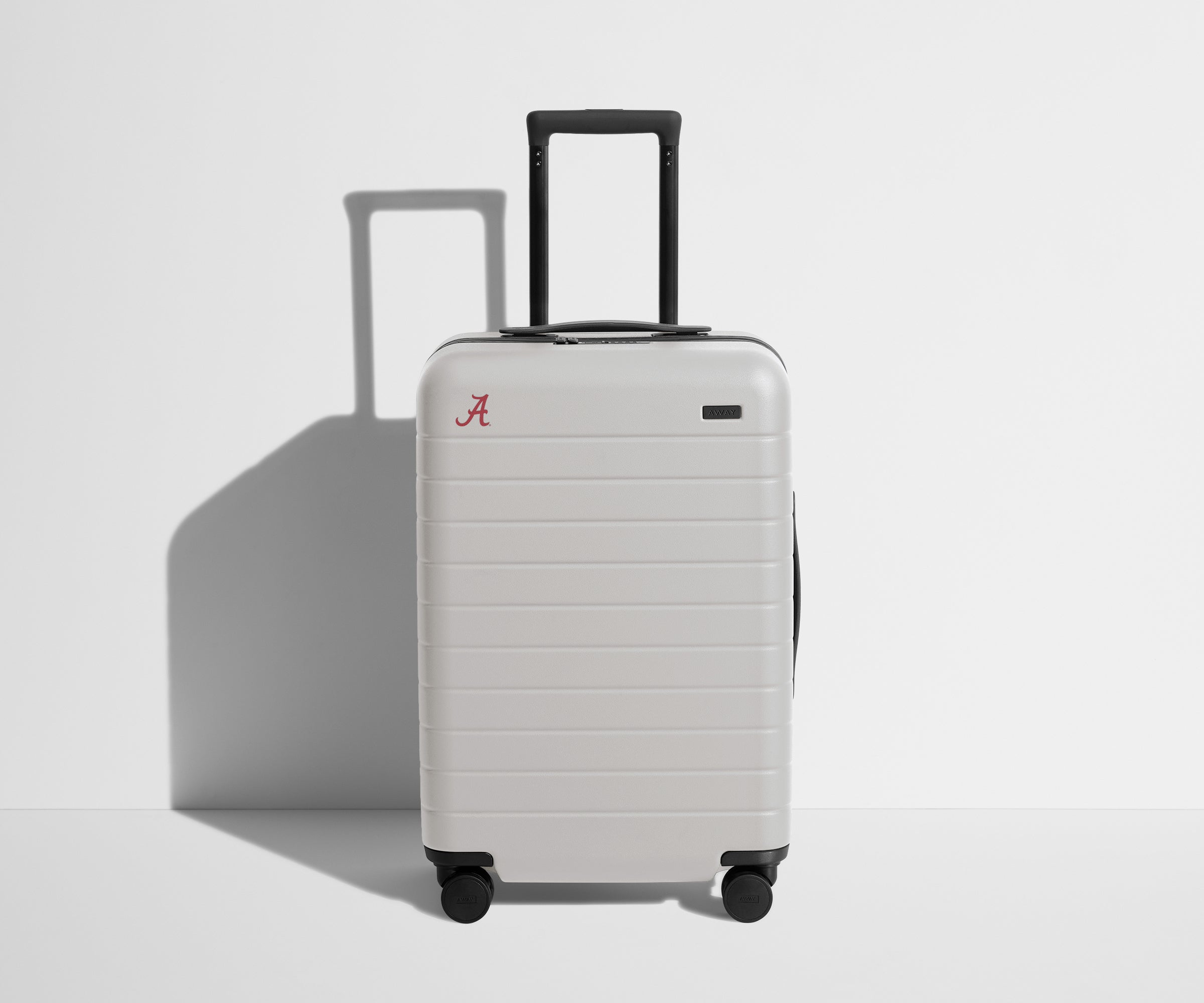 Alabama Crimson Tide® Official Collegiate Bigger Carry On Luggage - Perfect for Travel, College Dorms & Game Day Trips