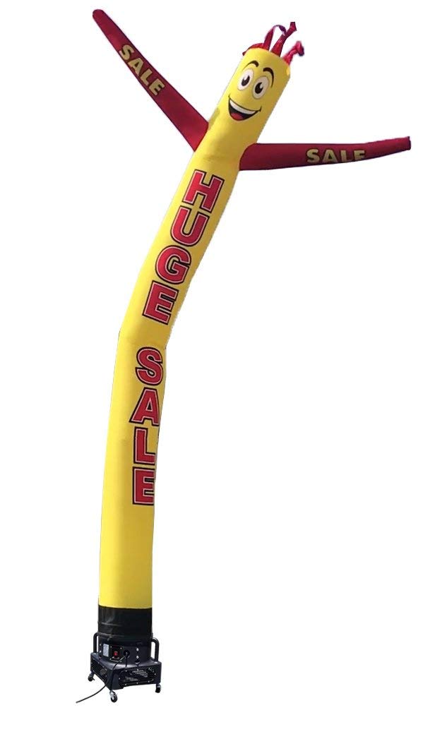18FT Tall Inflatable Tube Man Waving Air Dancer with Air Blower - Outdoor Advertising, Car Dealership Promotion, Grand Opening Events, Party Decoration, Sports Games Celebration