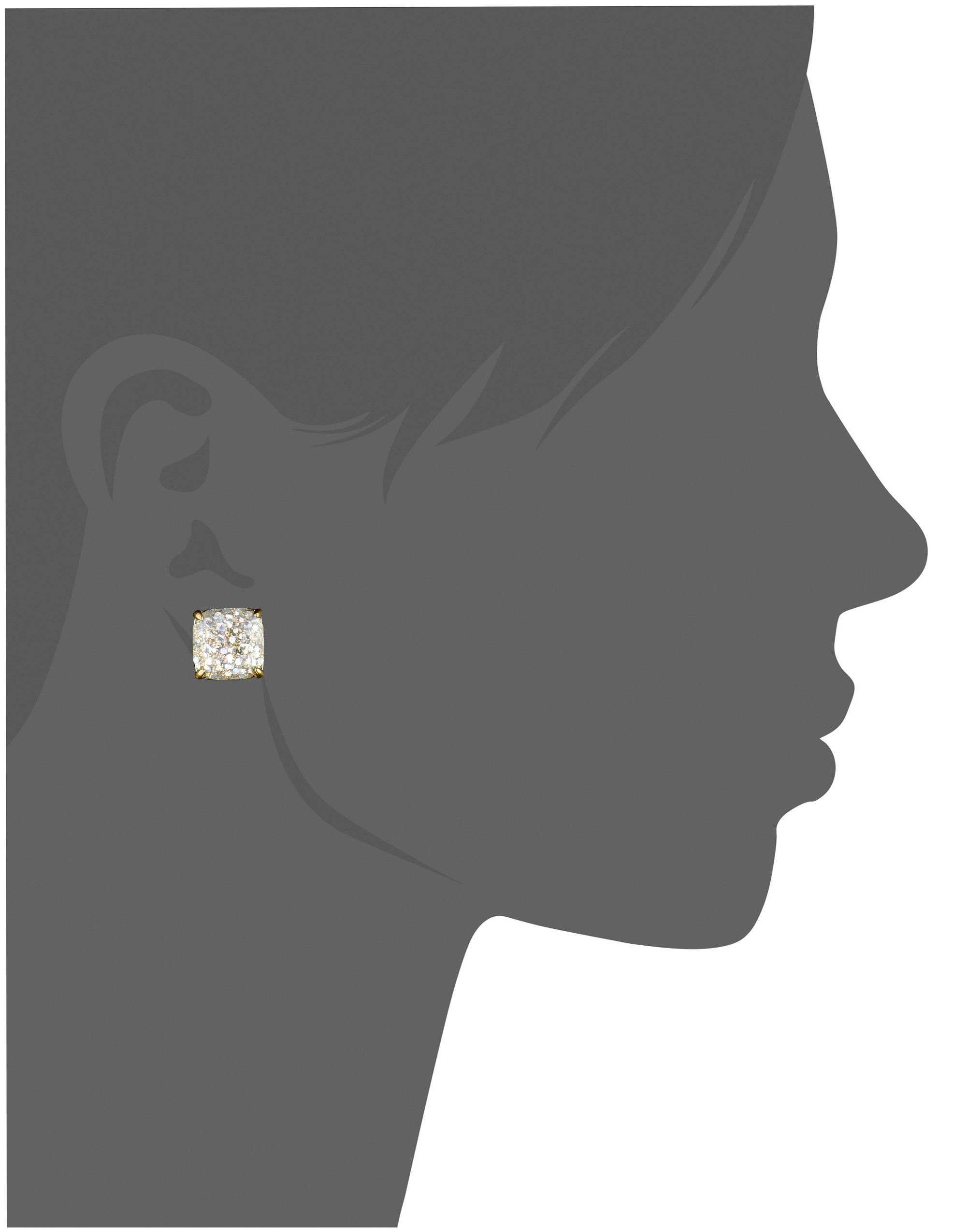 Kate Spade New York Small Square Stud Earrings - Elegant & Minimalist Jewelry for Women | Perfect for Work, Parties & Everyday Wear