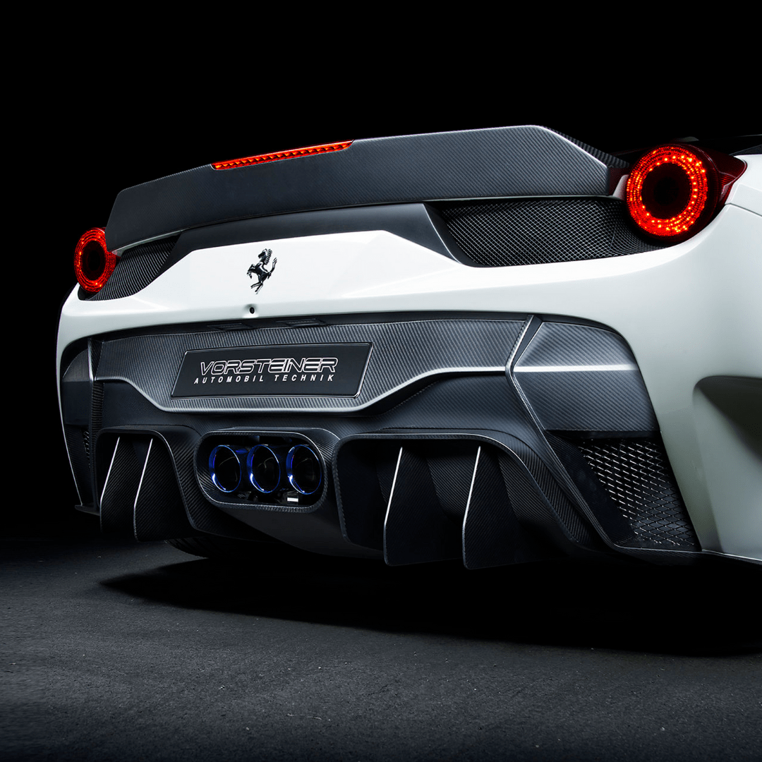 Ferrari 458 Italia VX Carbon Fiber Rear Wing Spoiler - High Performance Car Upgrade for Racing & Street Use