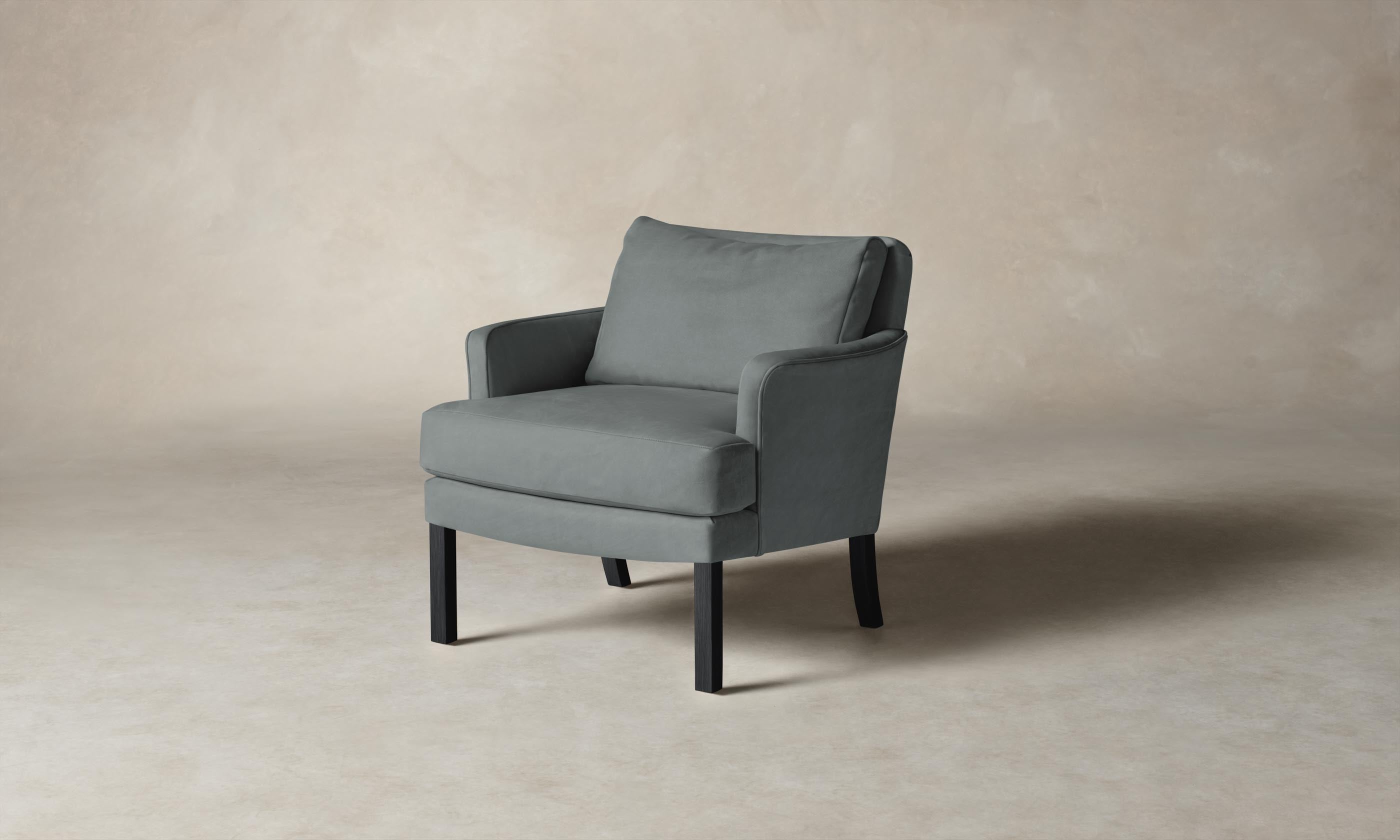 Premium Nubuck Leather Kaye Chair - Modern Office & Home Furniture for Comfortable Seating - Perfect for Workspaces, Living Rooms & Reading Nooks
