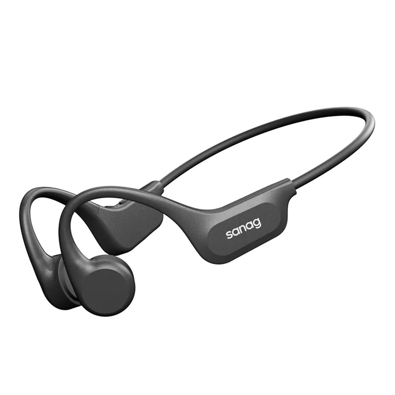 Sanag B60S Pro RunBeat 2nd Gen Open Ear Bone Conduction Headphones for Swimming, Running & Workout - Wireless Bluetooth Sports Earbuds with Sweatproof Design