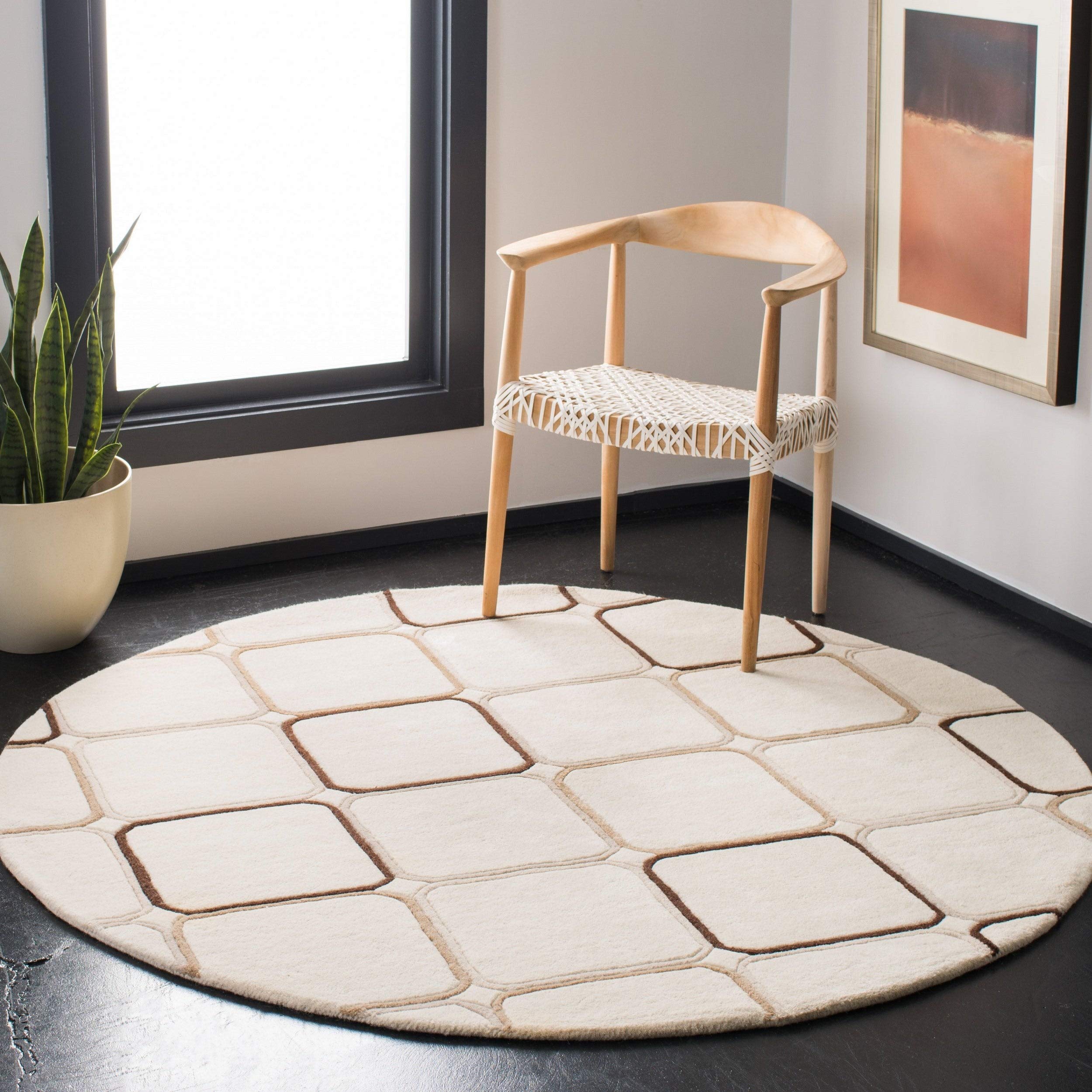 Chelsea SOH713A Ivory Area Rug - Soft Plush Living Room Carpet for Bedroom, Dining Room & Home Decor
