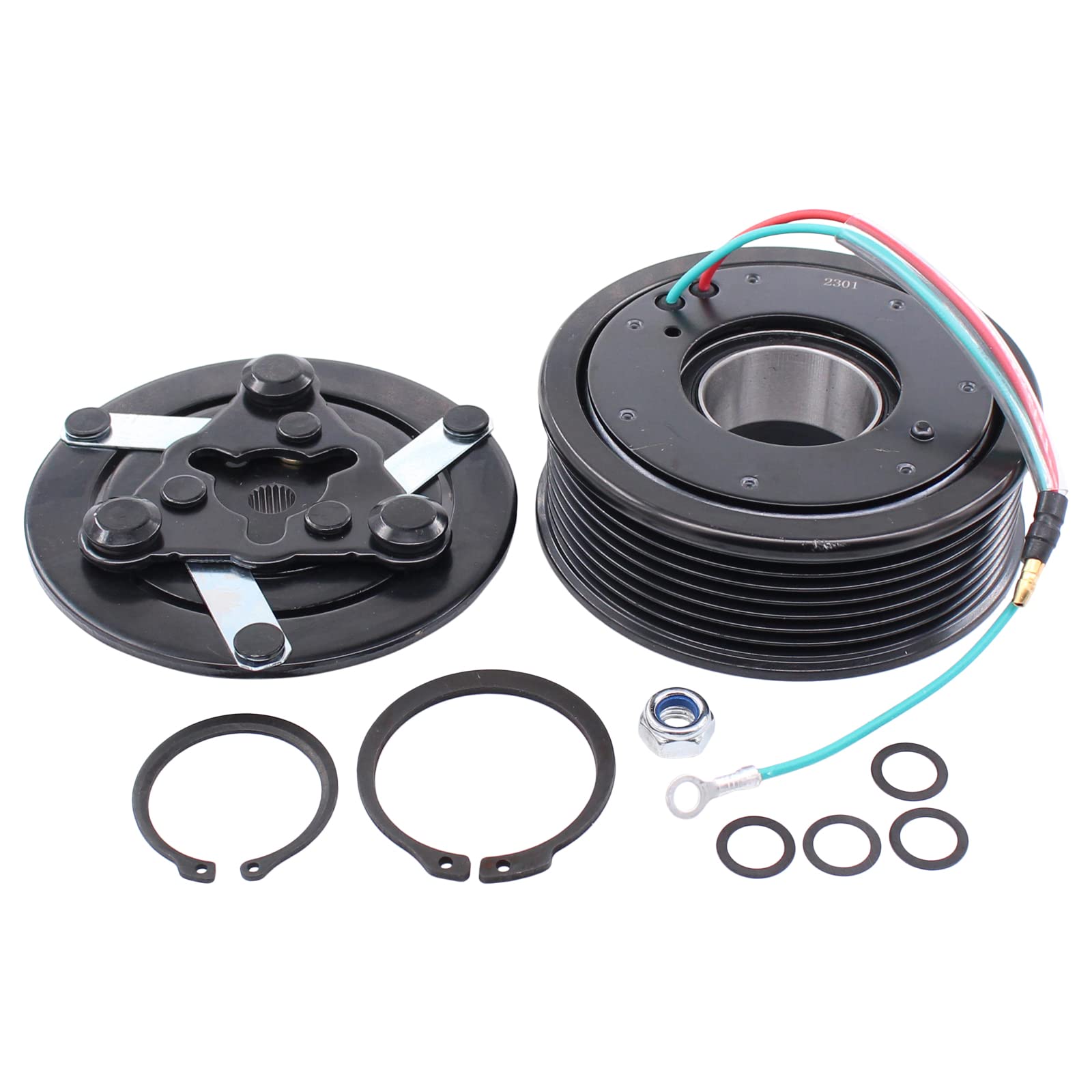 ApplianPar AC Compressor Clutch Replacement for Honda CRV 2002-2006 Models - Perfect for AC System Repair & Summer Cooling Maintenance