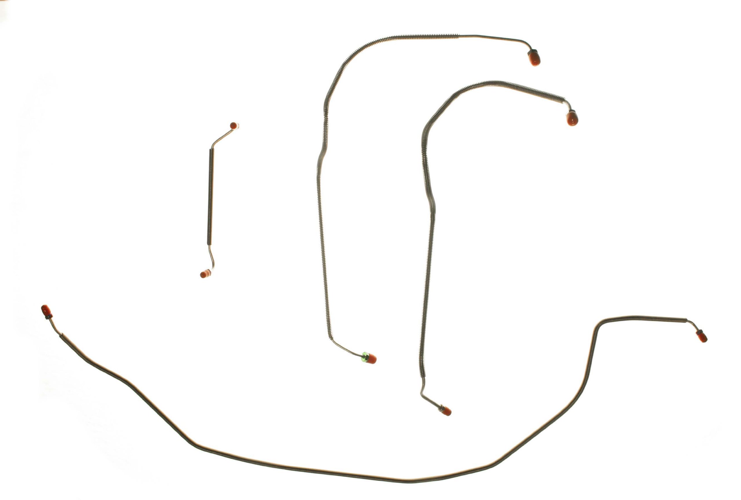 The Right Stuff CKT7103 4-Piece Power Disc Front Brake Line Kit - High Performance Brake Lines for Cars, Trucks & SUVs - Perfect for Street Racing, Off-Roading & Daily Driving