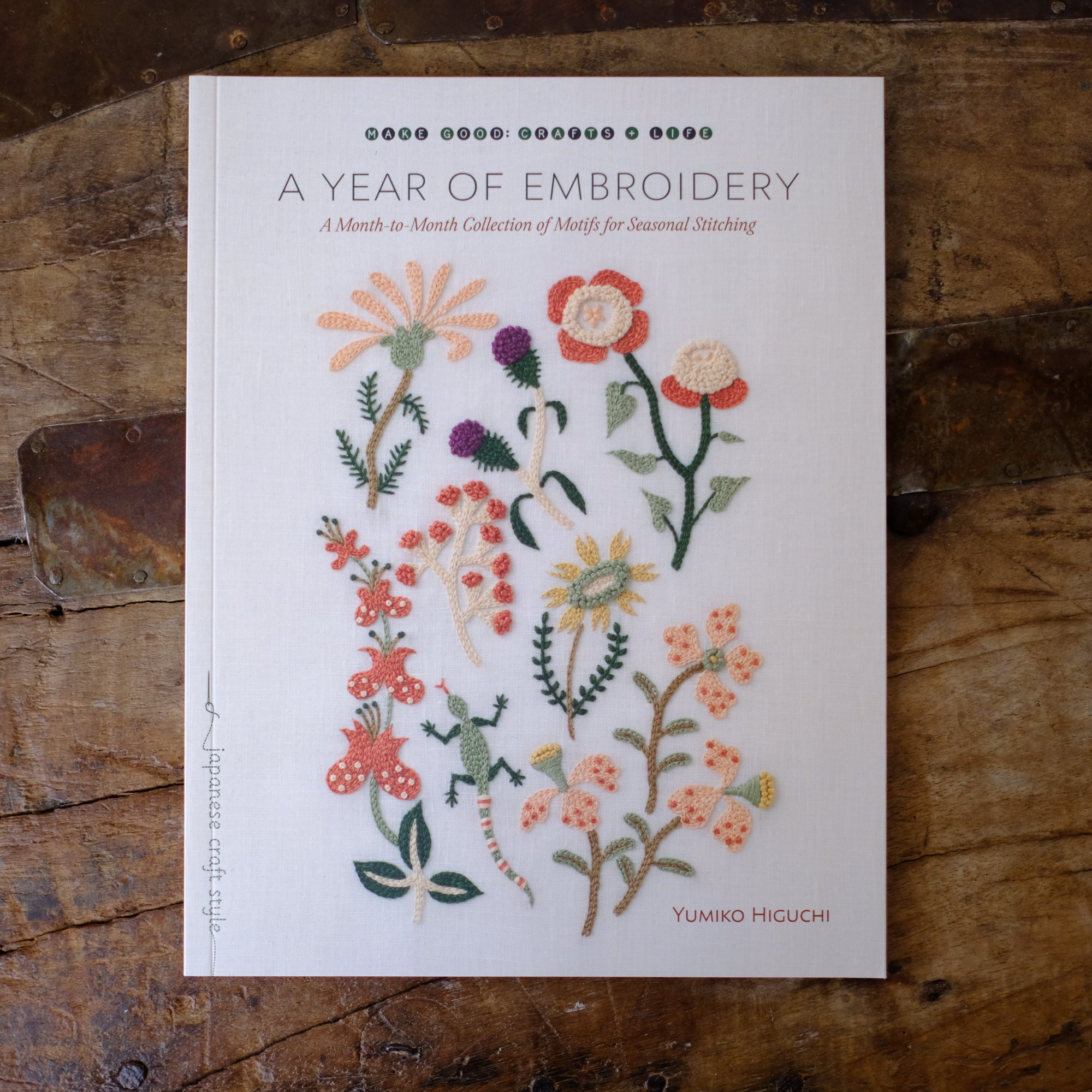 Yumiko Higuchi Embroidery Kit - 12 Months of Hand Embroidery Patterns & Supplies for Beginners & Experts | Perfect for DIY Crafts, Home Decor & Gift Giving