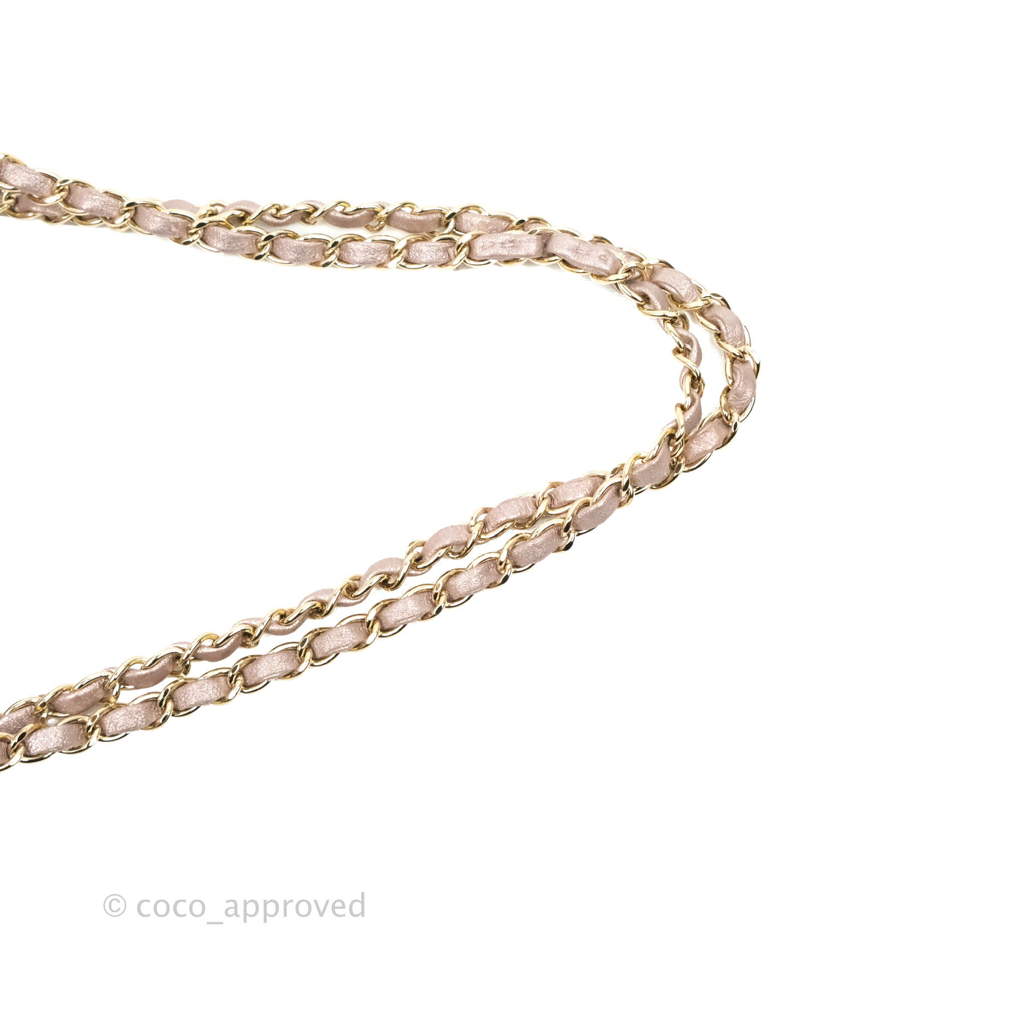 Chanel Classic M/L Medium Double Flap Bag in Rose Gold Pink Lambskin with Gold Hardware - Luxury Handbag for Women, Perfect for Parties, Weddings & Special Occasions