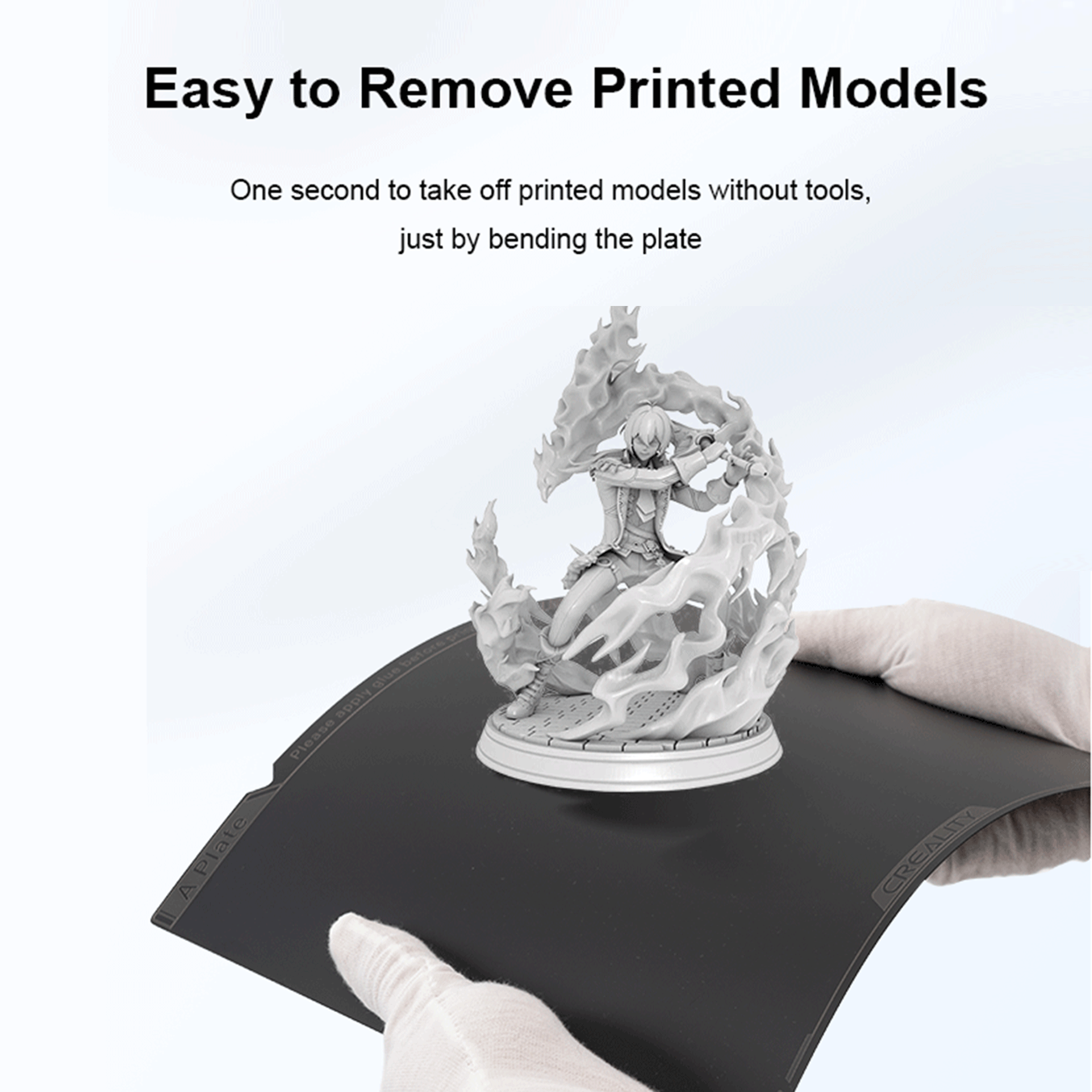 Creality K1 Max 3D Printer Smooth PEI Magnetic Build Plate Kit - 315x310mm Heat-Resistant Sticker for High-Temperature Printing | Perfect for ABS, PLA, PETG Filaments in Home & Professional 3D Printing Projects