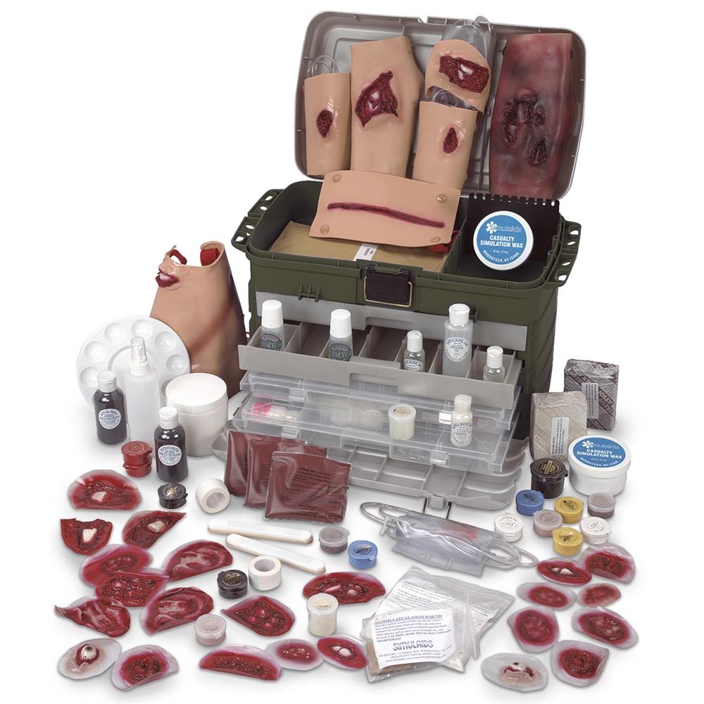 Deluxe Casualty Simulation Kit - Professional Medical Training Supplies for EMT, First Aid & Emergency Response Scenarios