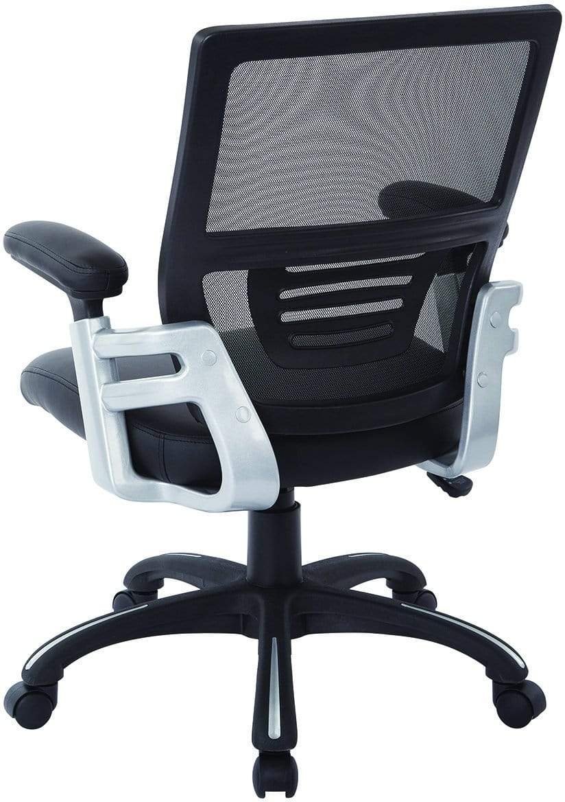 Office Star Work Smart™ Mesh Back Manager’s Chair with Adjustable Height & Lumbar Support [EMH69176] - Ergonomic Office Chair for Home & Business Workspaces