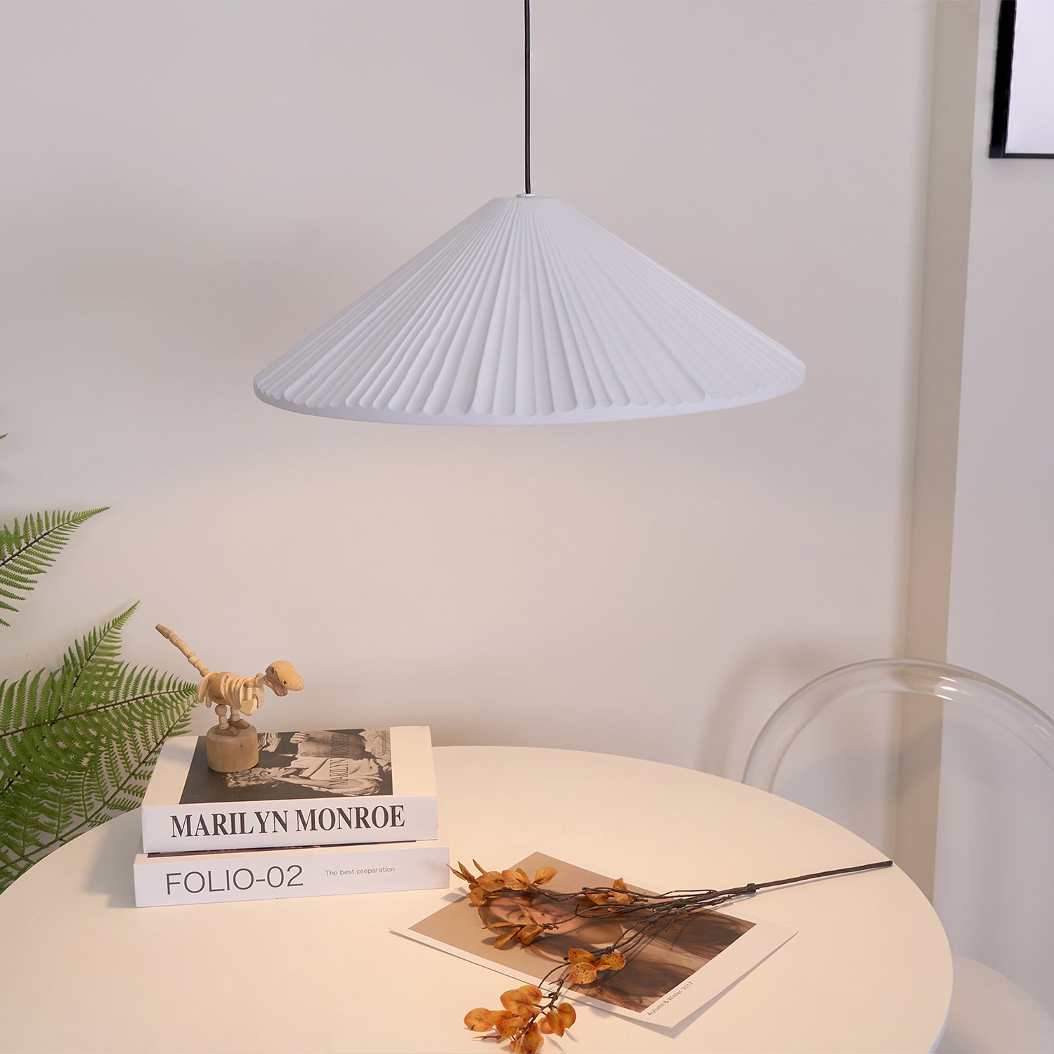 Handmade Resin Pendant Lamp with Hat Design - Boho Chic Ceiling Light for Living Room, Bedroom & Dining Room Decor