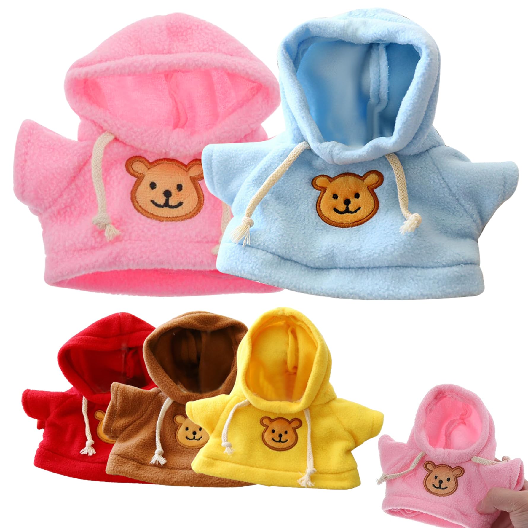 Cute Bear Hoodie Clothes for 6-8