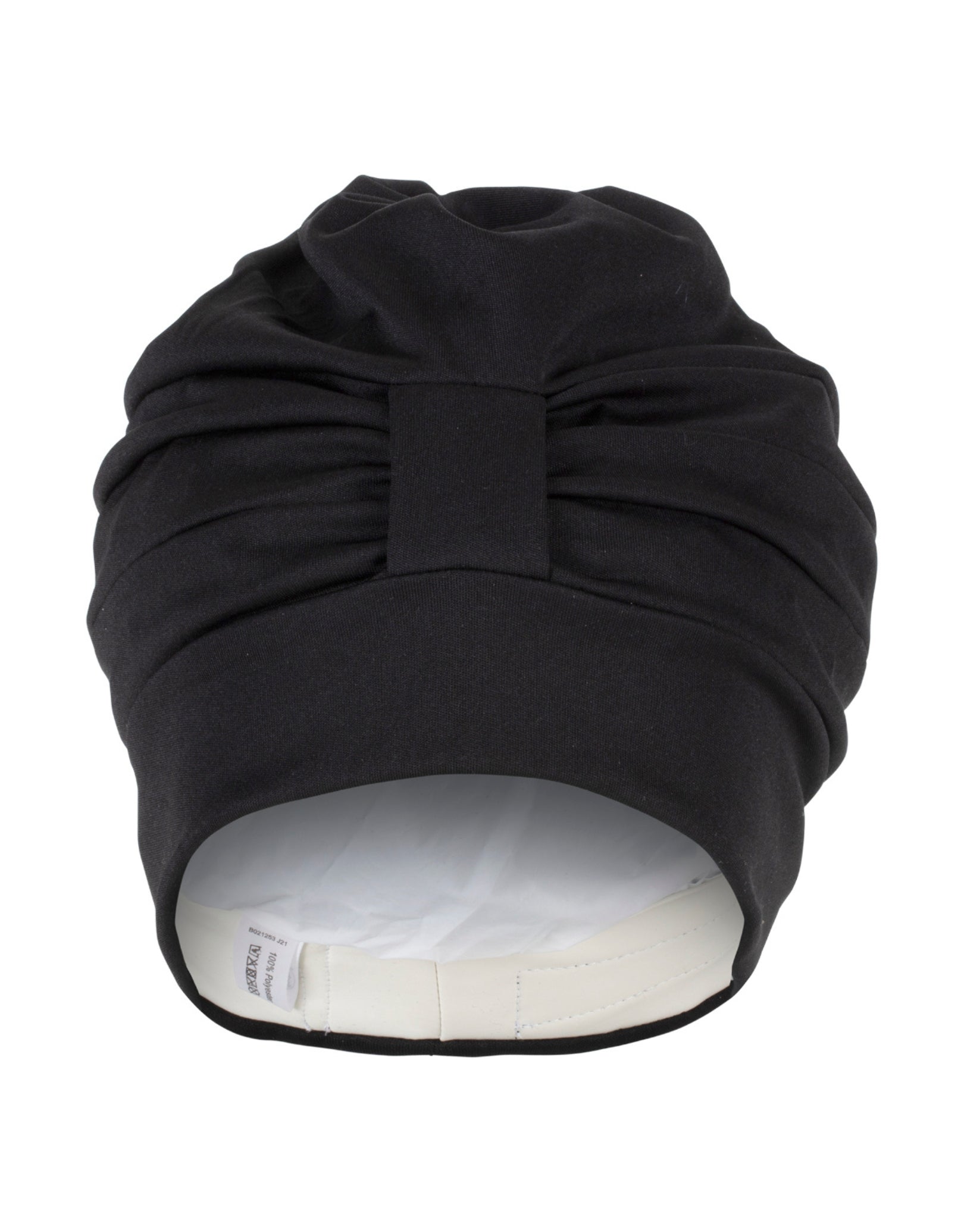 Waterproof Draped Fabric Swim Cap for Women & Men - Comfortable Silicone Swimming Cap for Long Hair - Ideal for Pool, Beach & Competitive Swimming