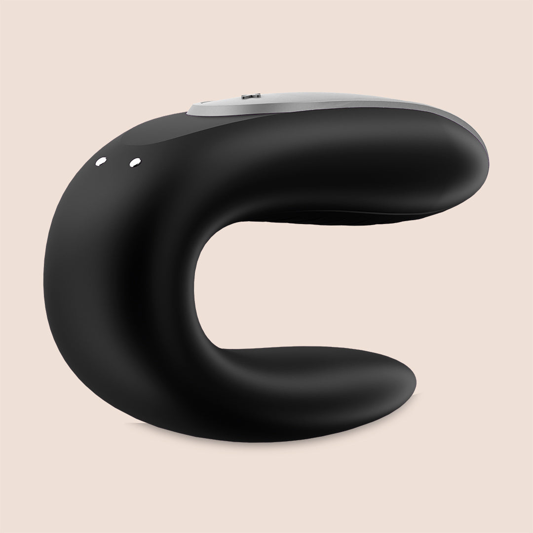Satisfyer Double Fun Dual Motor Vibrator for Vaginal & Clitoral Stimulation with Remote Control - Perfect for Couples Play & Solo Pleasure